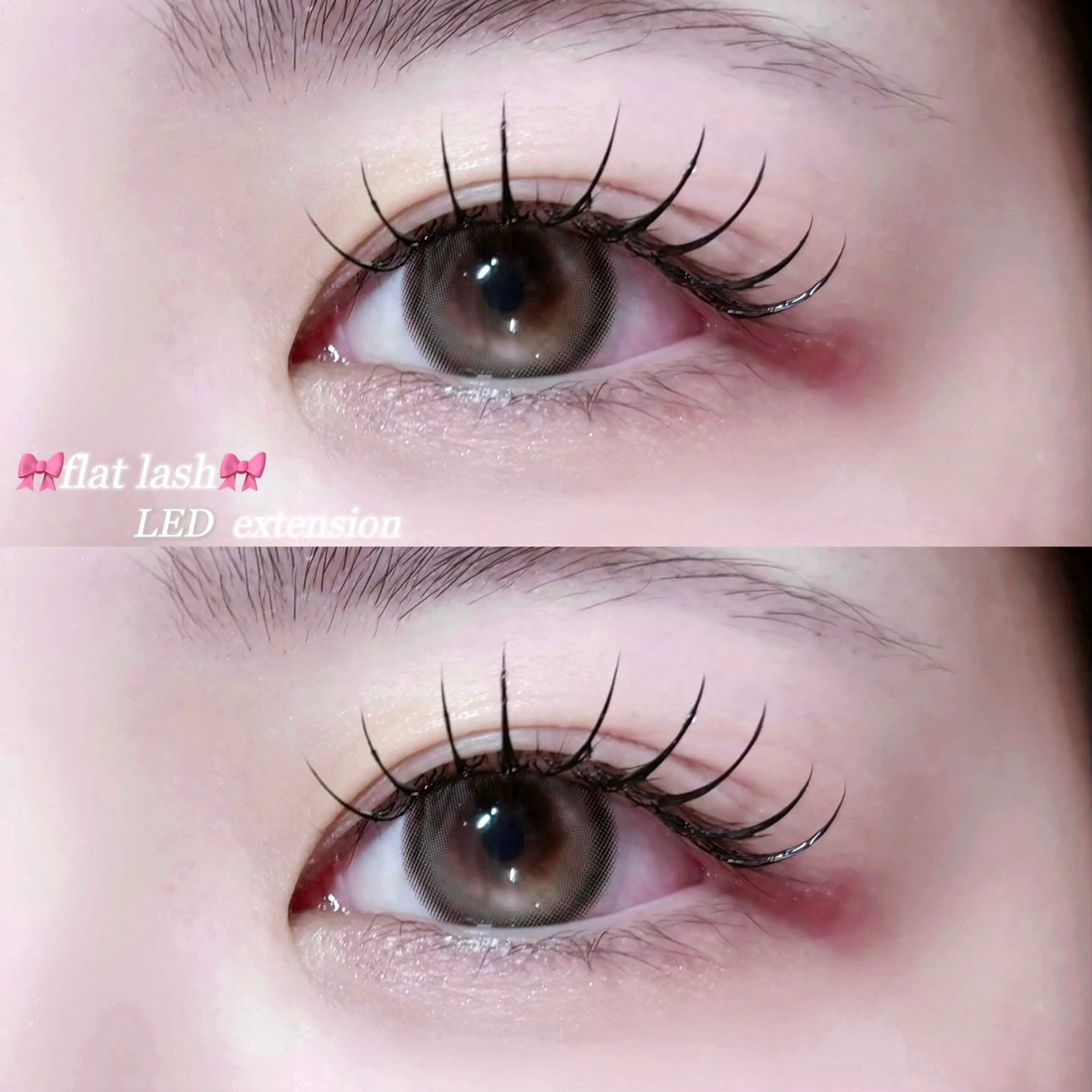 12月限定💌🧸【LEDマツエク】フラットラッシュ100本 オフ込み🤍束感仕上げ☘️の写真