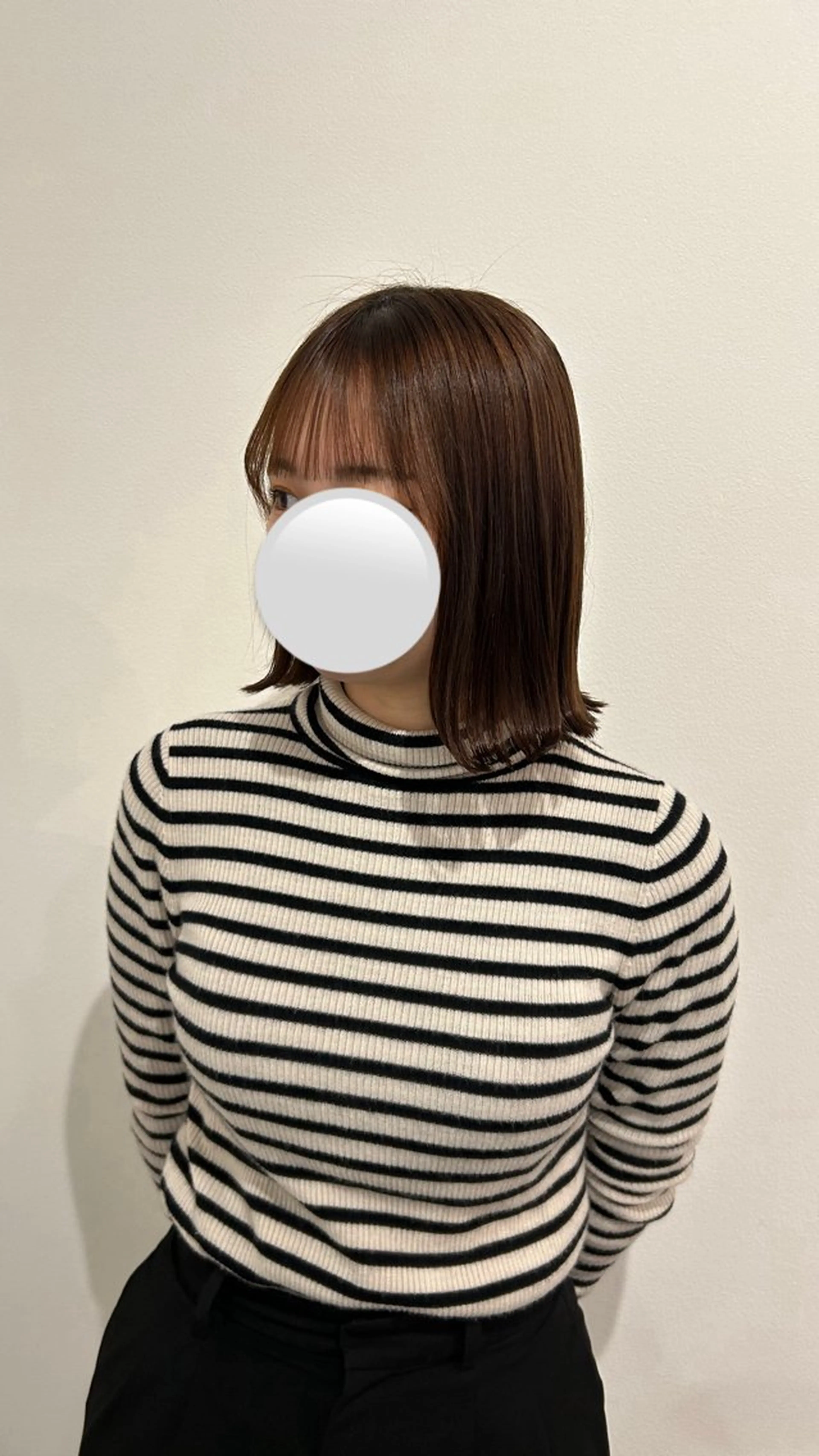 ミディアム Agu hair emio城陽所属・Agu peachのヘアスタイル