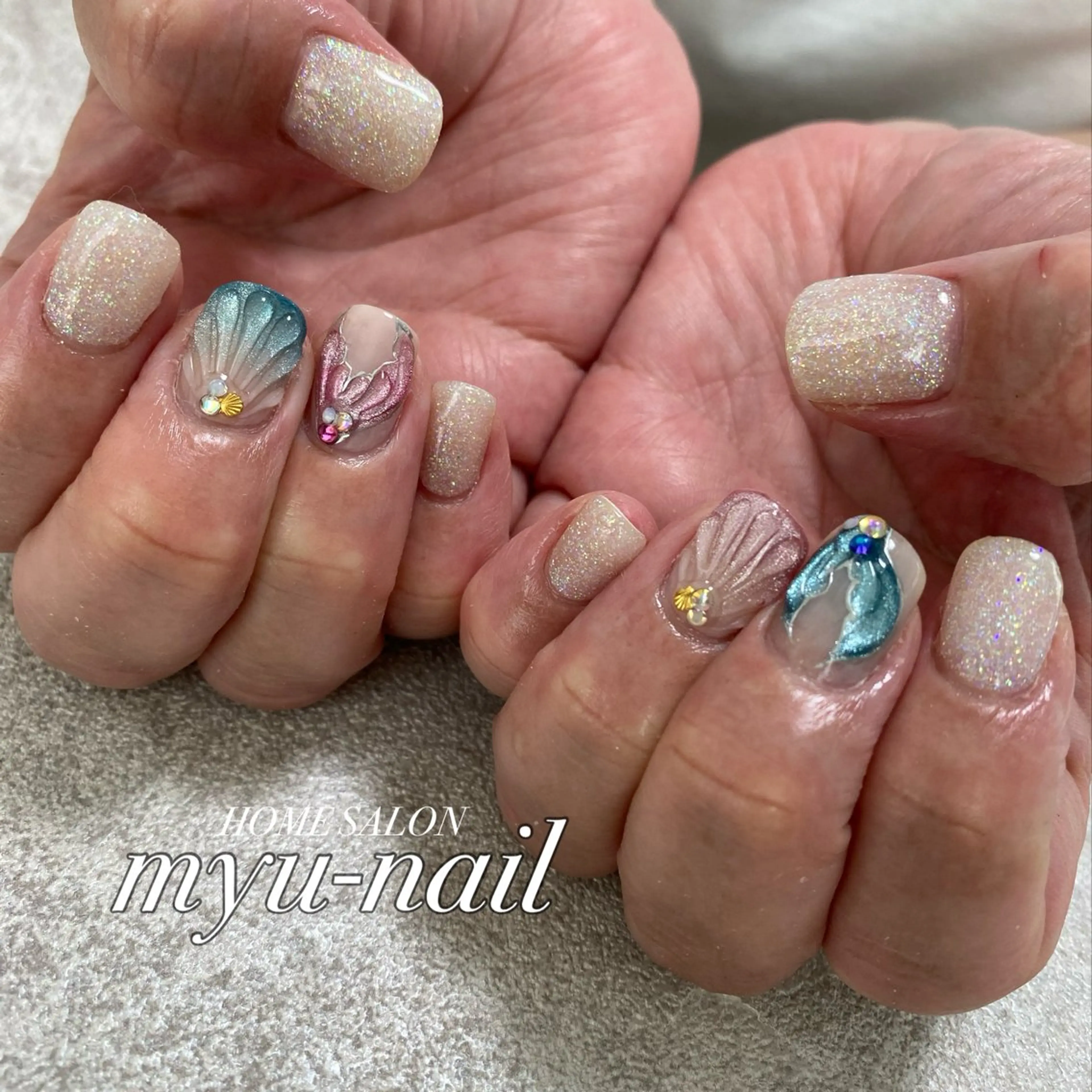 ネイル ホームサロン myu-nailのネイルデザイン