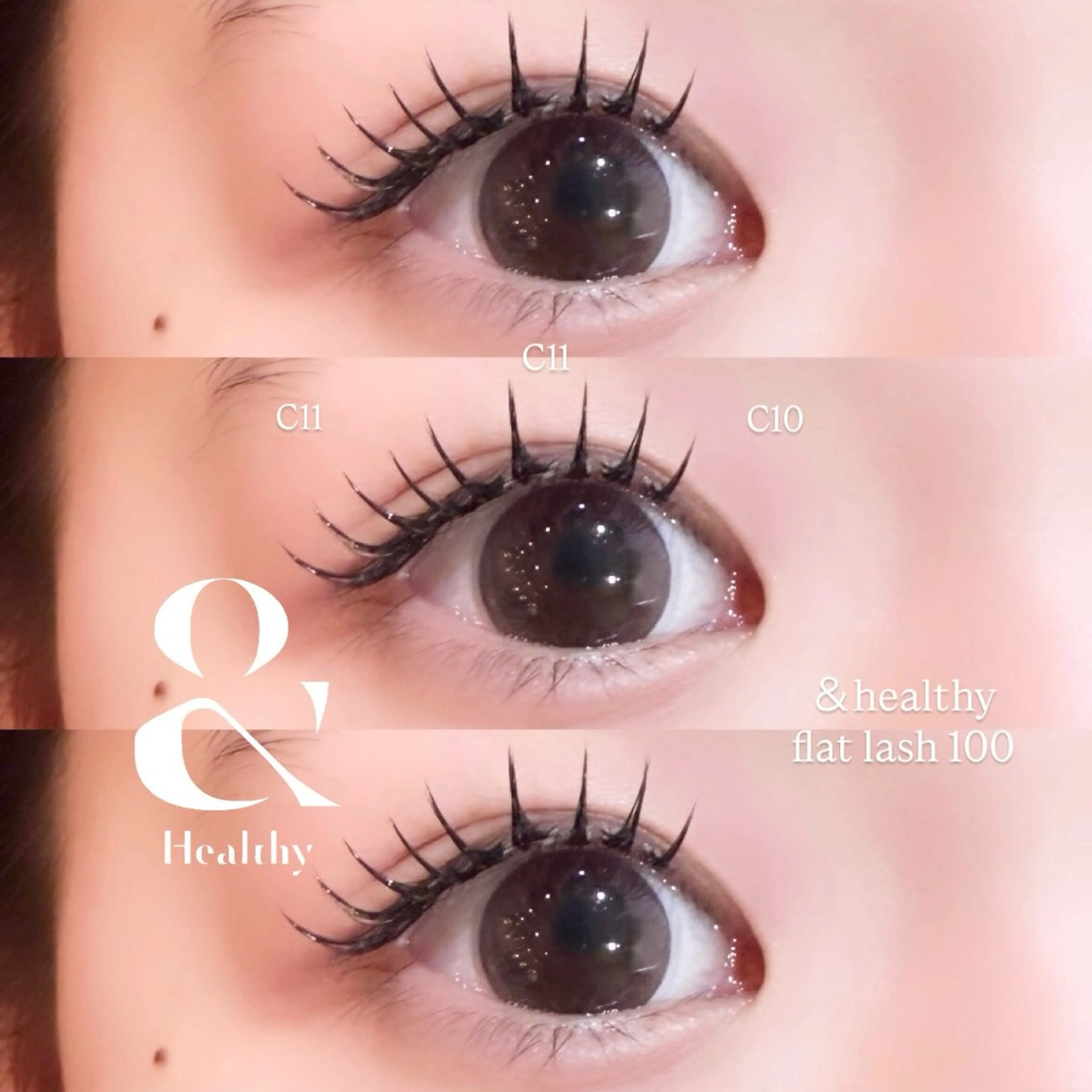 マツエク・マツパ フラットラッシュ マツエク 千島 里歩のマツエク・マツパデザイン