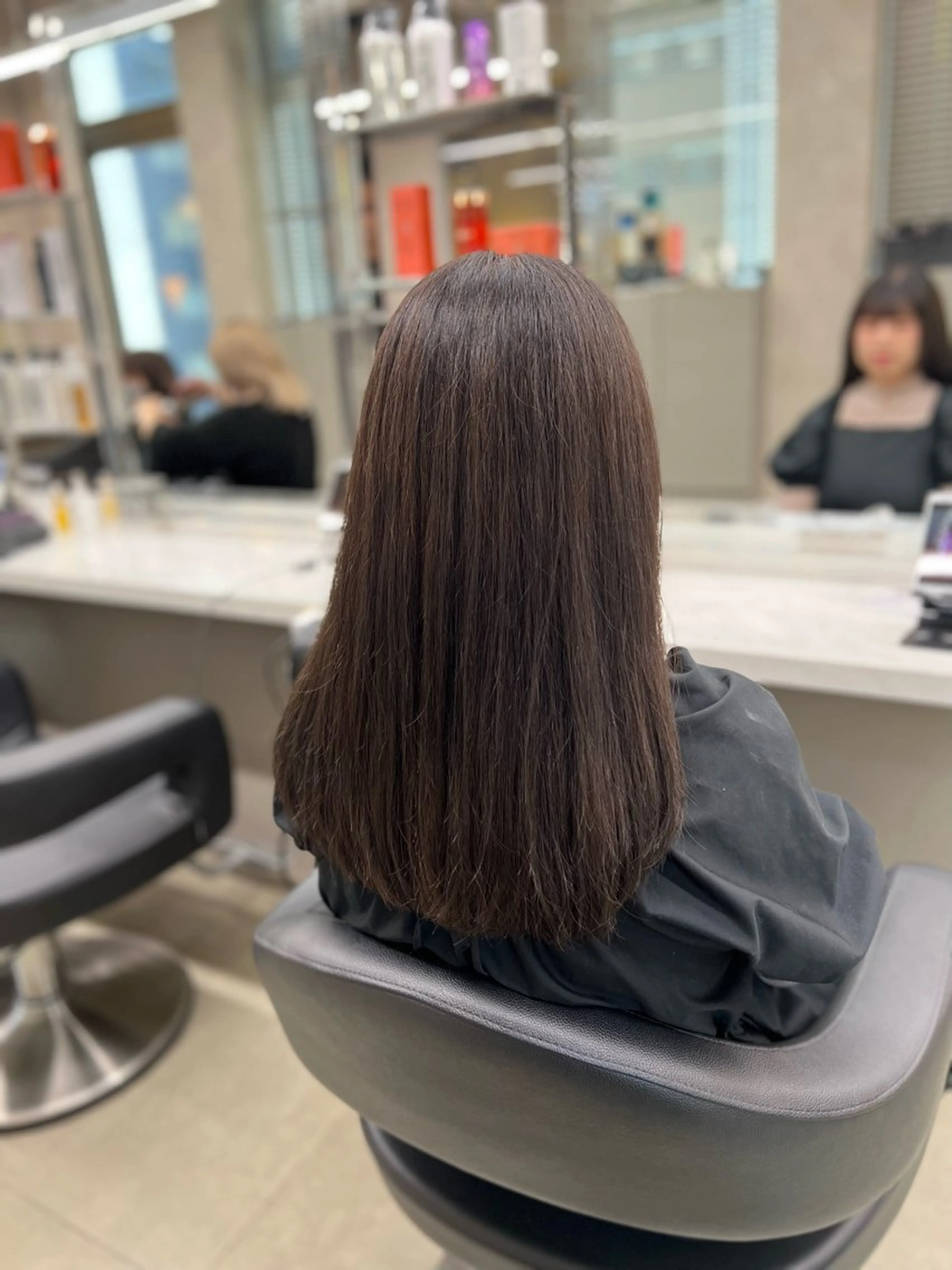 ロング カラー ヘアカラー トリートメント 韓国レイヤーカット /REIのヘアスタイル