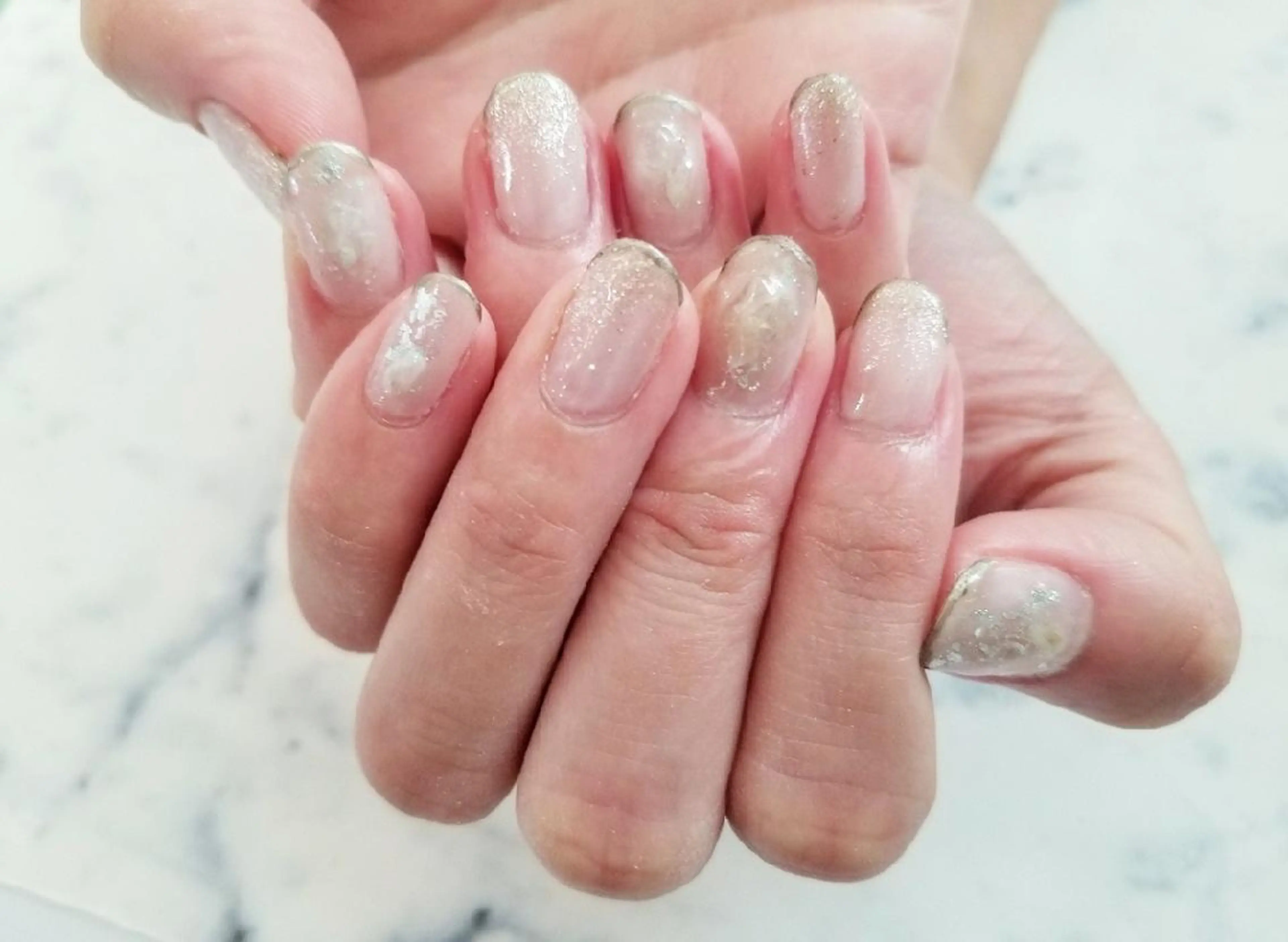 ネイル ホワイト 関口 友菜のヘアスタイル