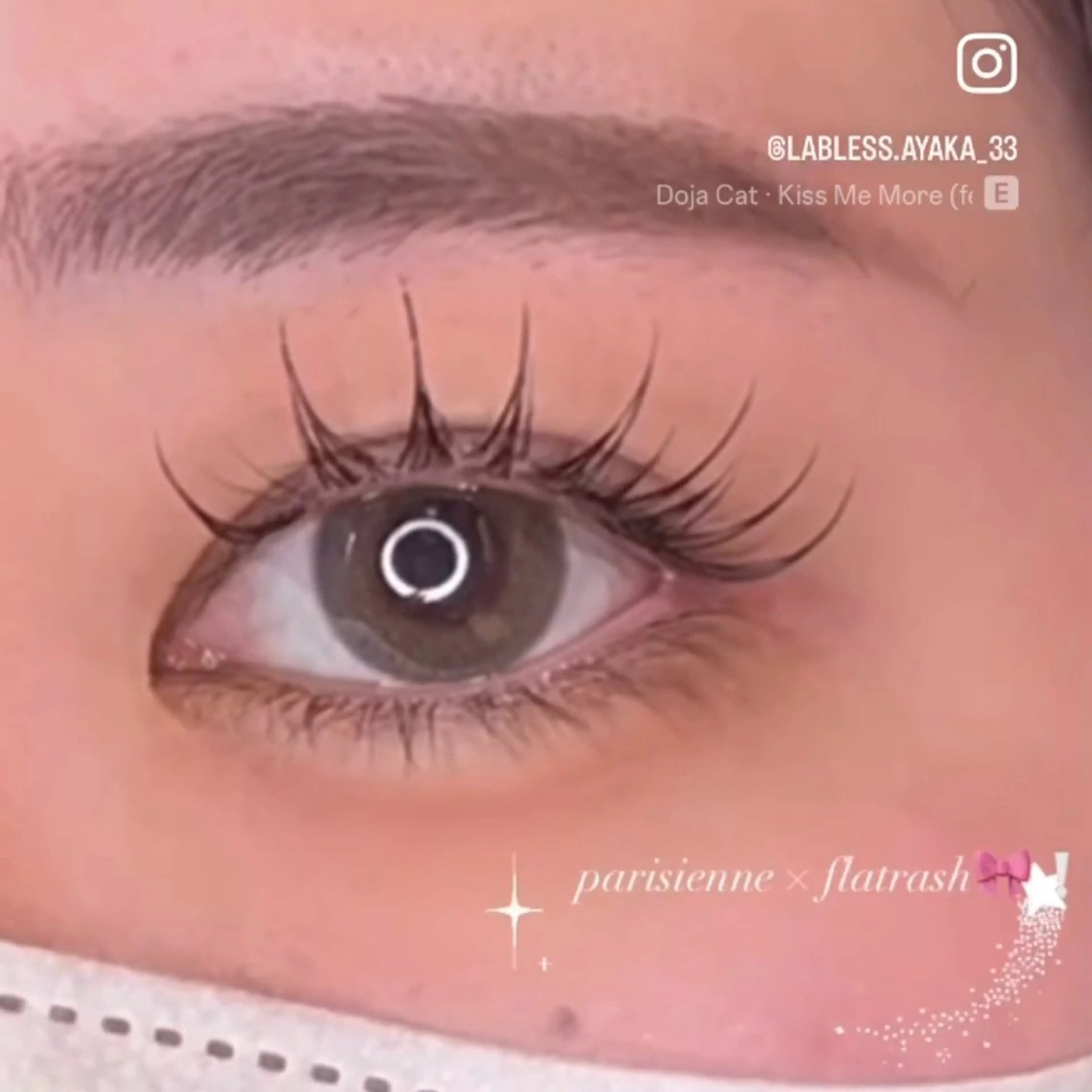 No.3人気🩵束感パリエク　オフ込み　100本​〜​‎𓊆アイシャンプー込み𓊇の写真