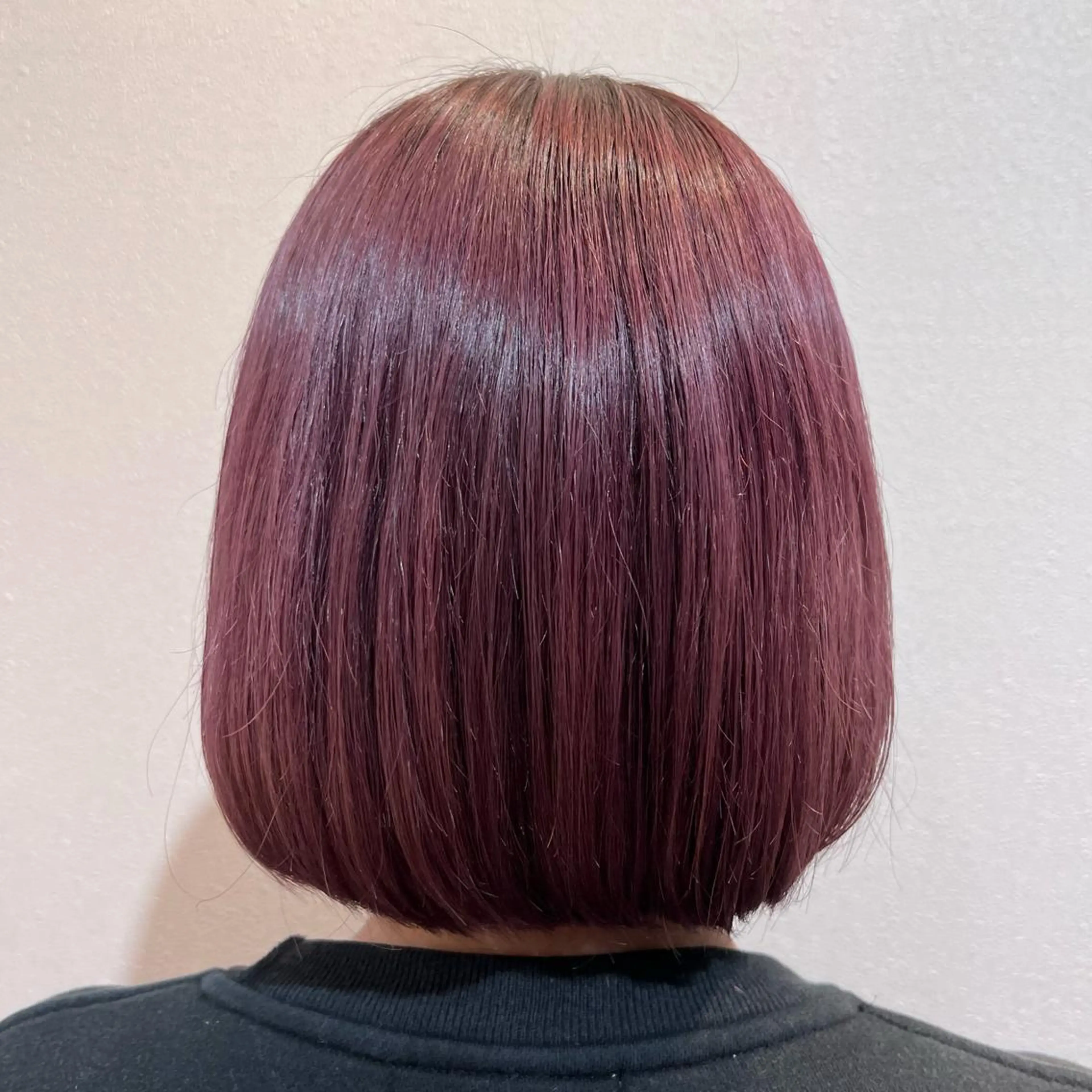 ミディアム カラー ピンクカラー 丸山 明日香のヘアスタイル