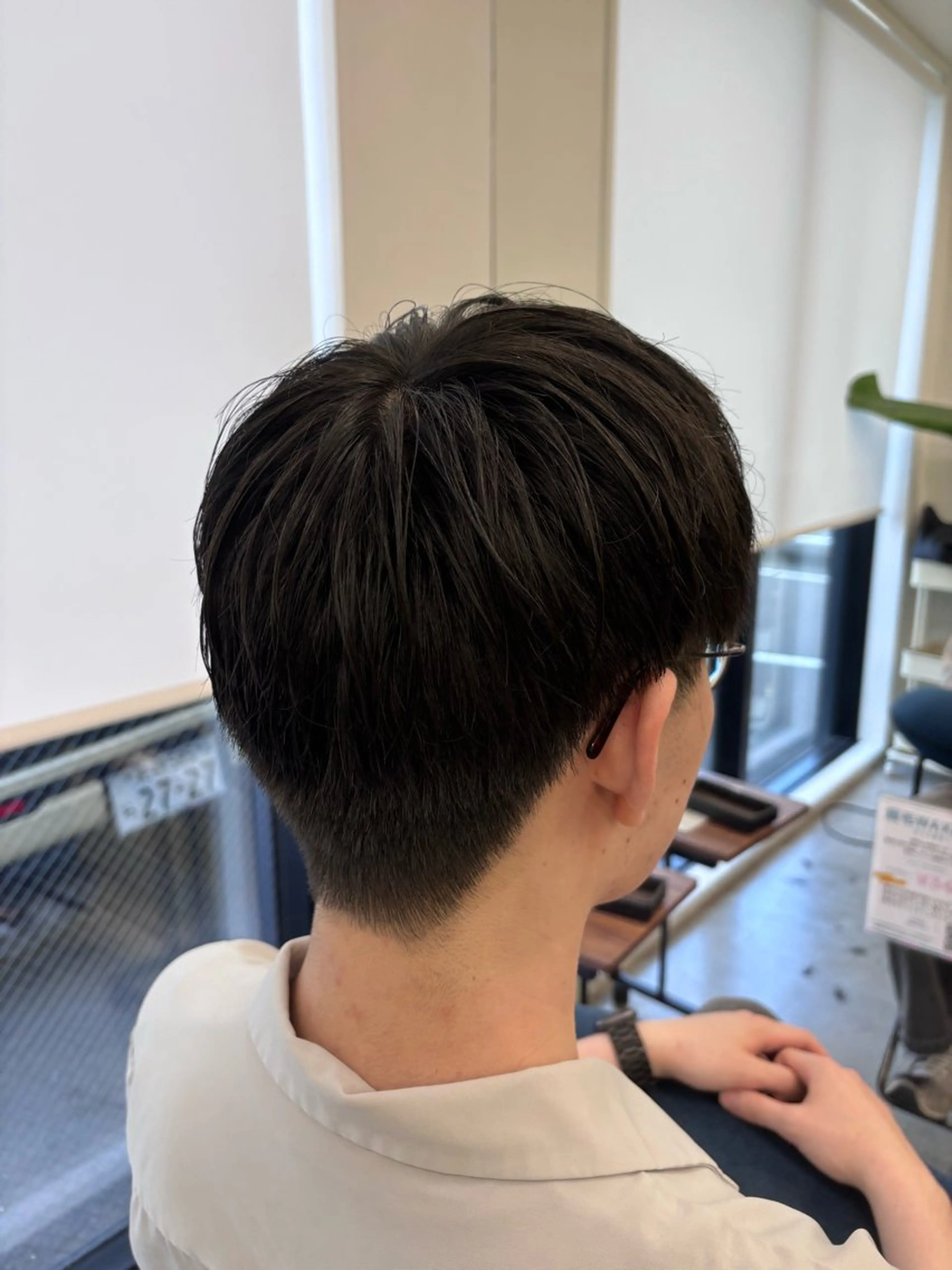 ショート メンズ カット ヘッドスパ fika所属・鈴木 ちさきのヘアスタイル