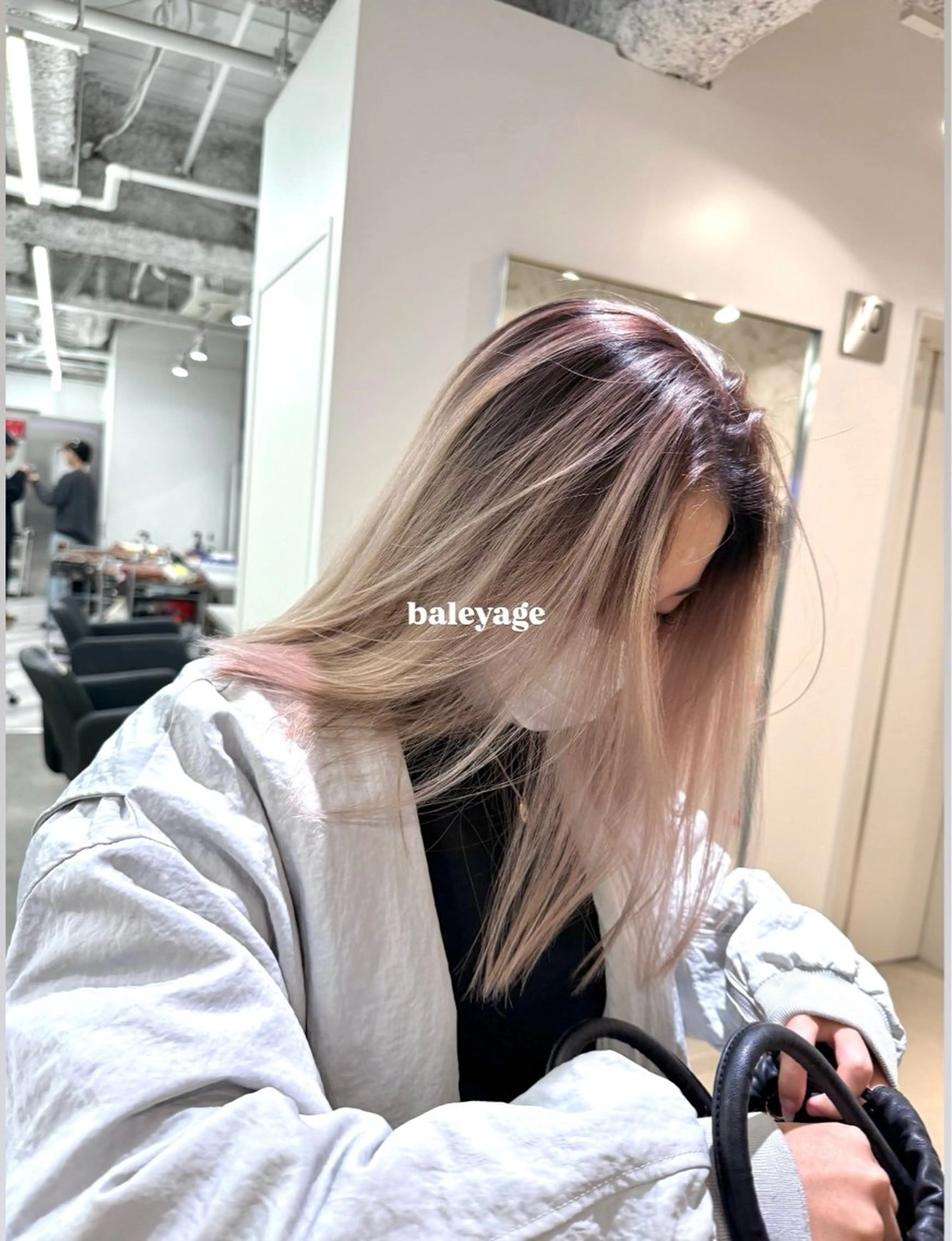 ミディアム カット ヘアカラー トリートメント 📍欧米風/ﾃﾞ ｻﾞｲﾝNO.1/雅のヘアスタイル