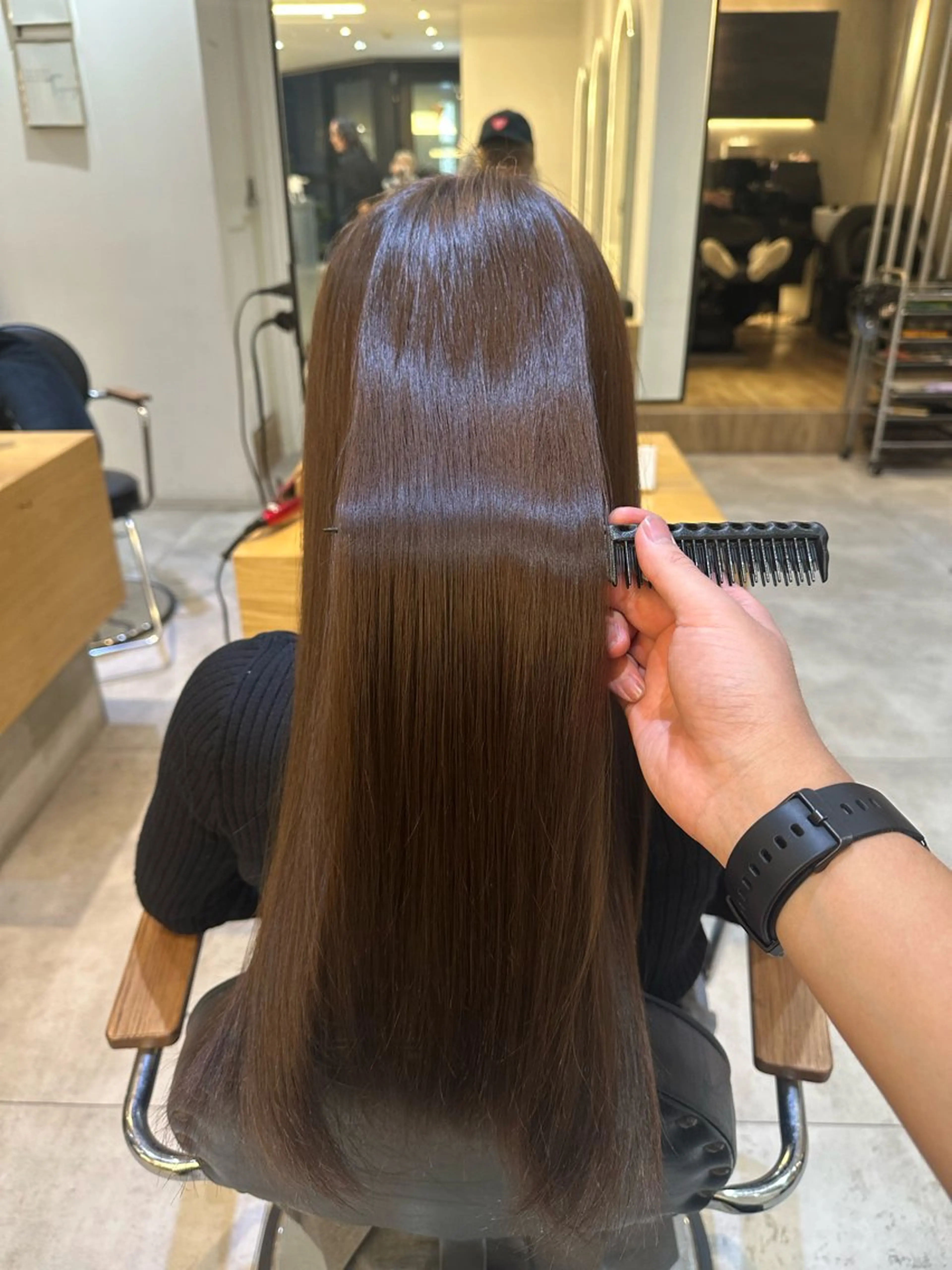 ロング カラー カット トリートメント 🪞個室サロン/韓国 艶髪/keito🪞のヘアスタイル