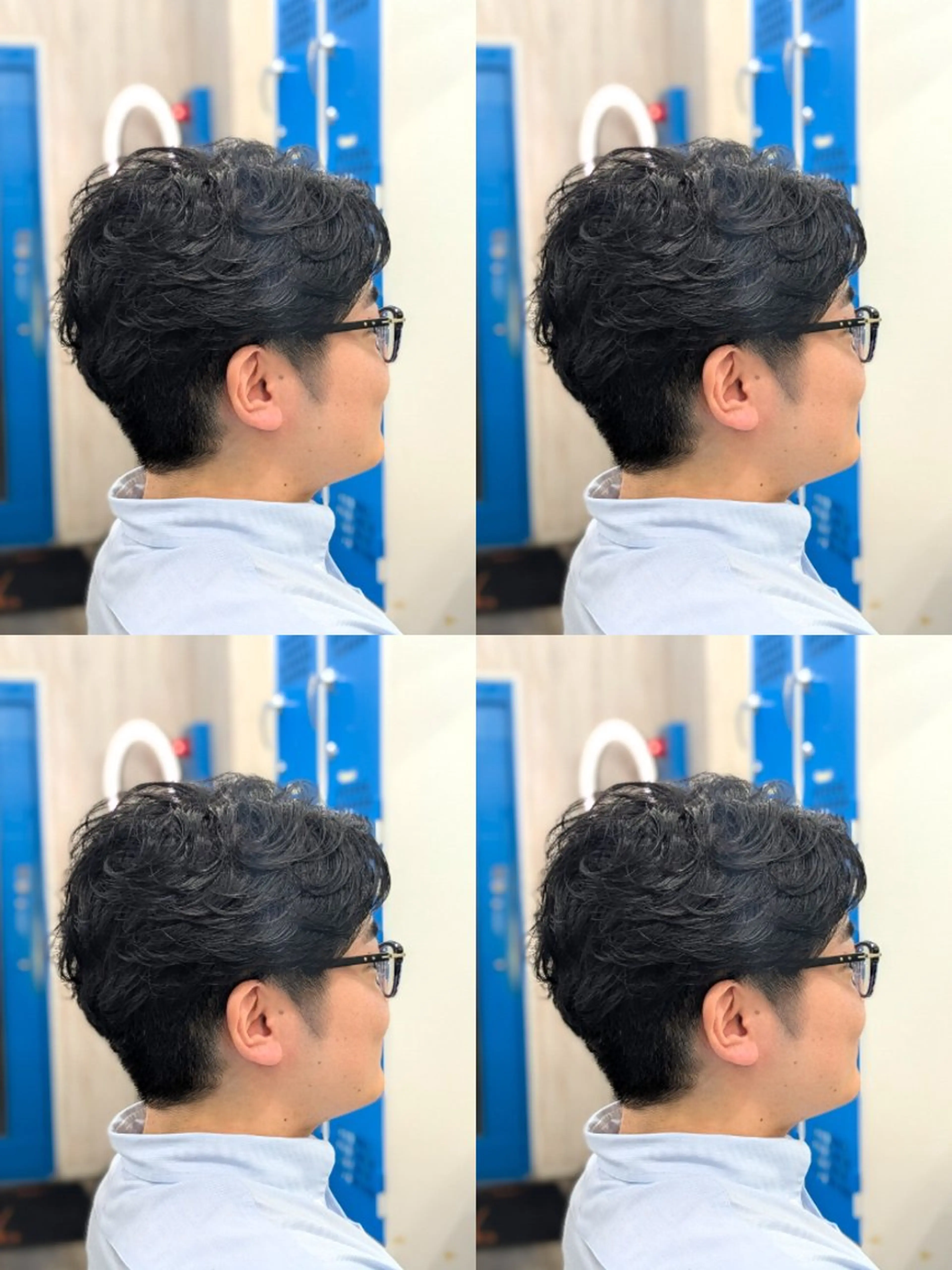 ★メンズ★トレンドのメンズカット➕ケアニュアンスパーマ★【フェード/フェザーパーマ/ニュアンスパーマ/メンズパーマ】の写真