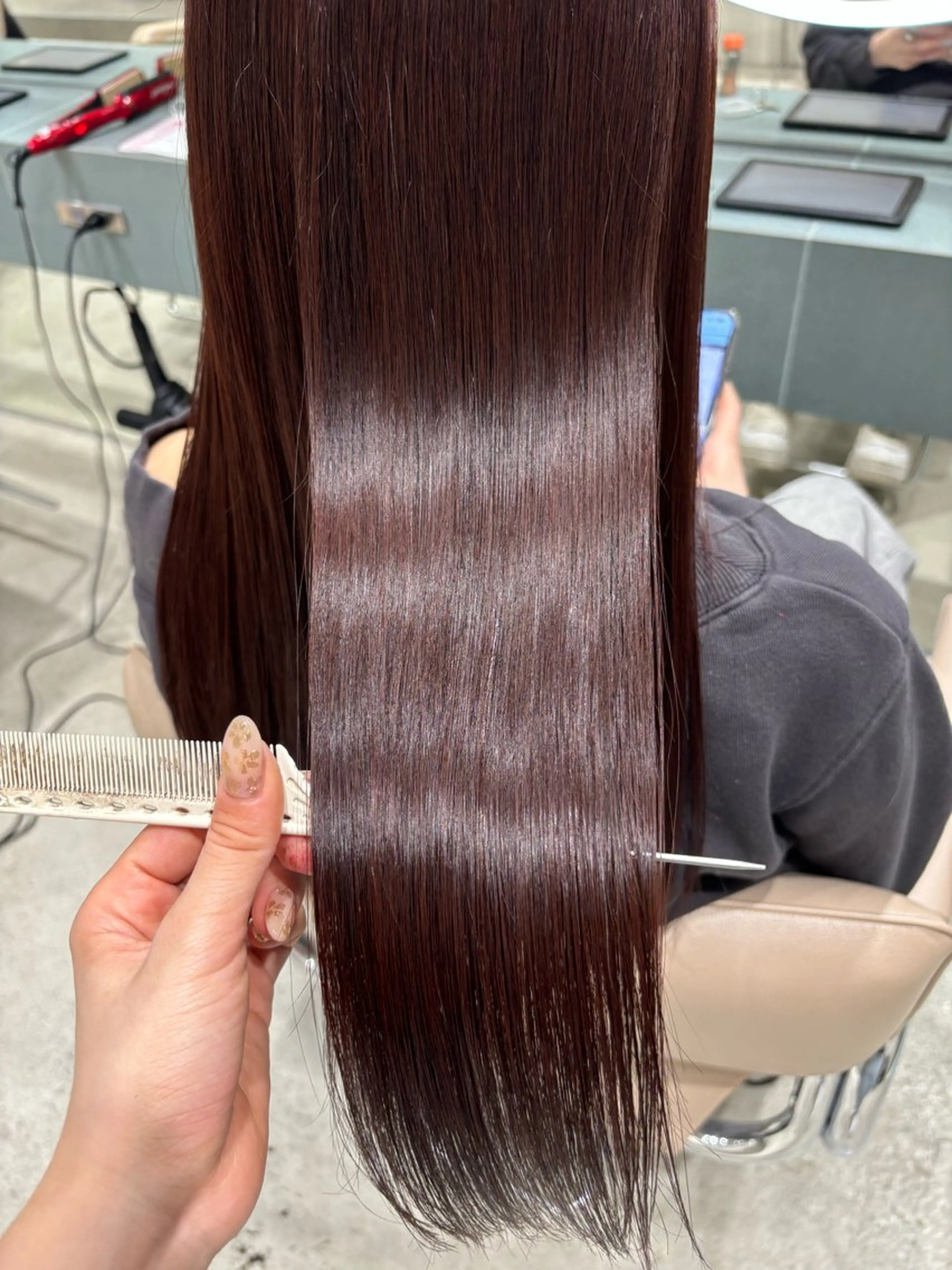 セミロング 髪質改善 トリートメント ヘアカラー トリートメント HAVANA MIZUKIのヘアスタイル