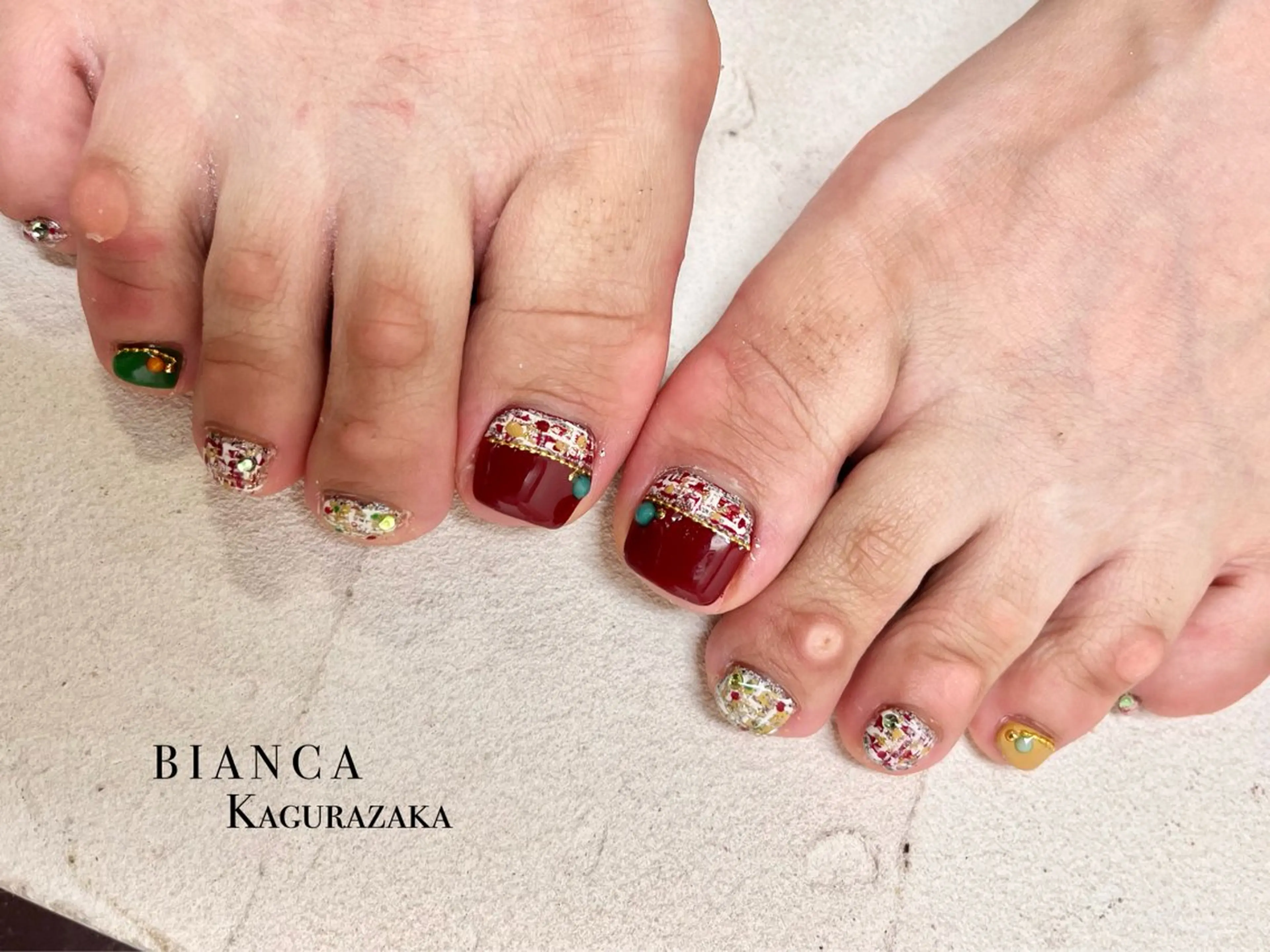 ネイル フットネイル BIANCA Ouchidaのネイルデザイン