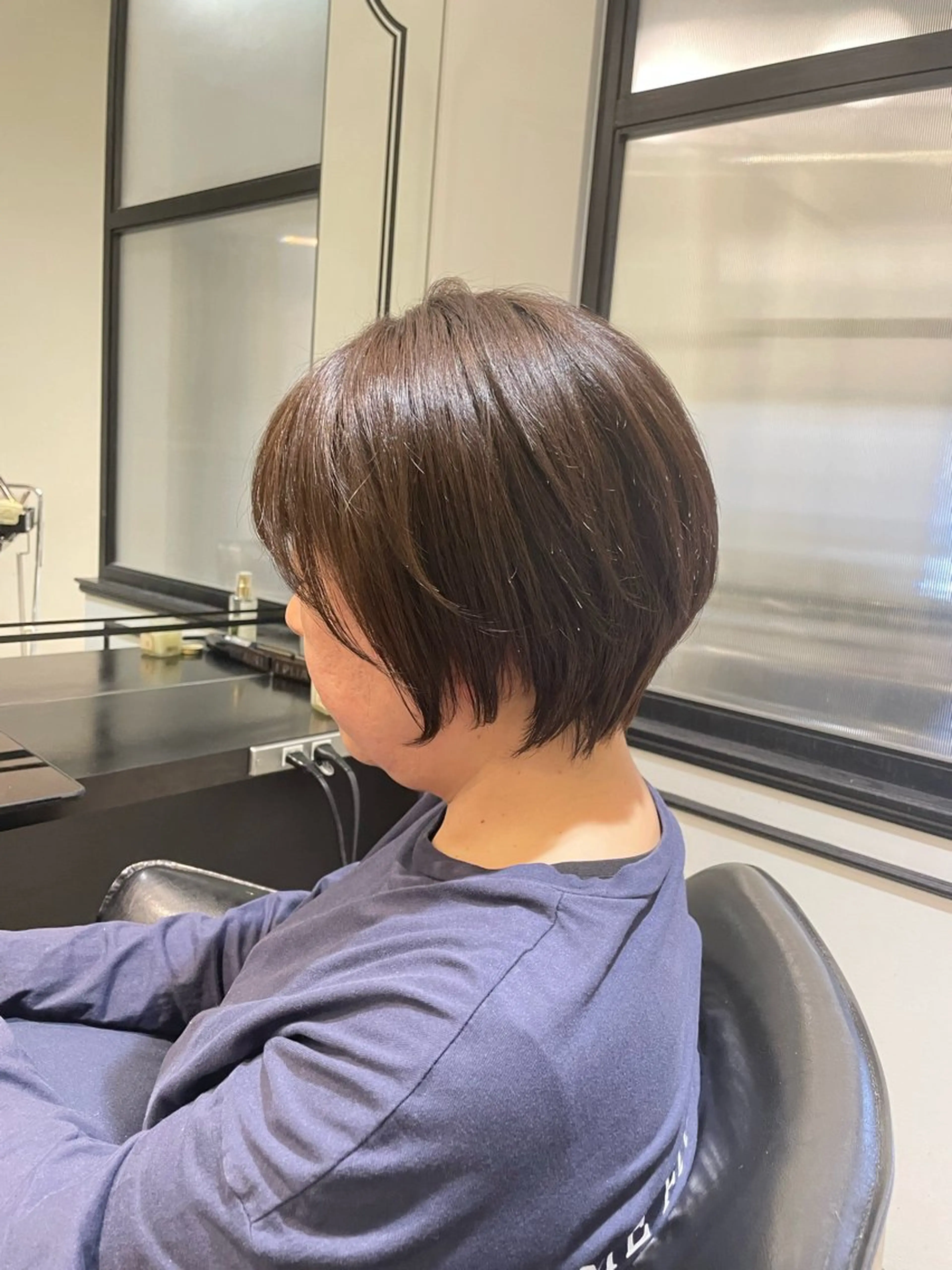 ショート ショートボブ 丸みショート ボブ ショートヘア feliz🤍 RINAのマツエク・マツパデザイン