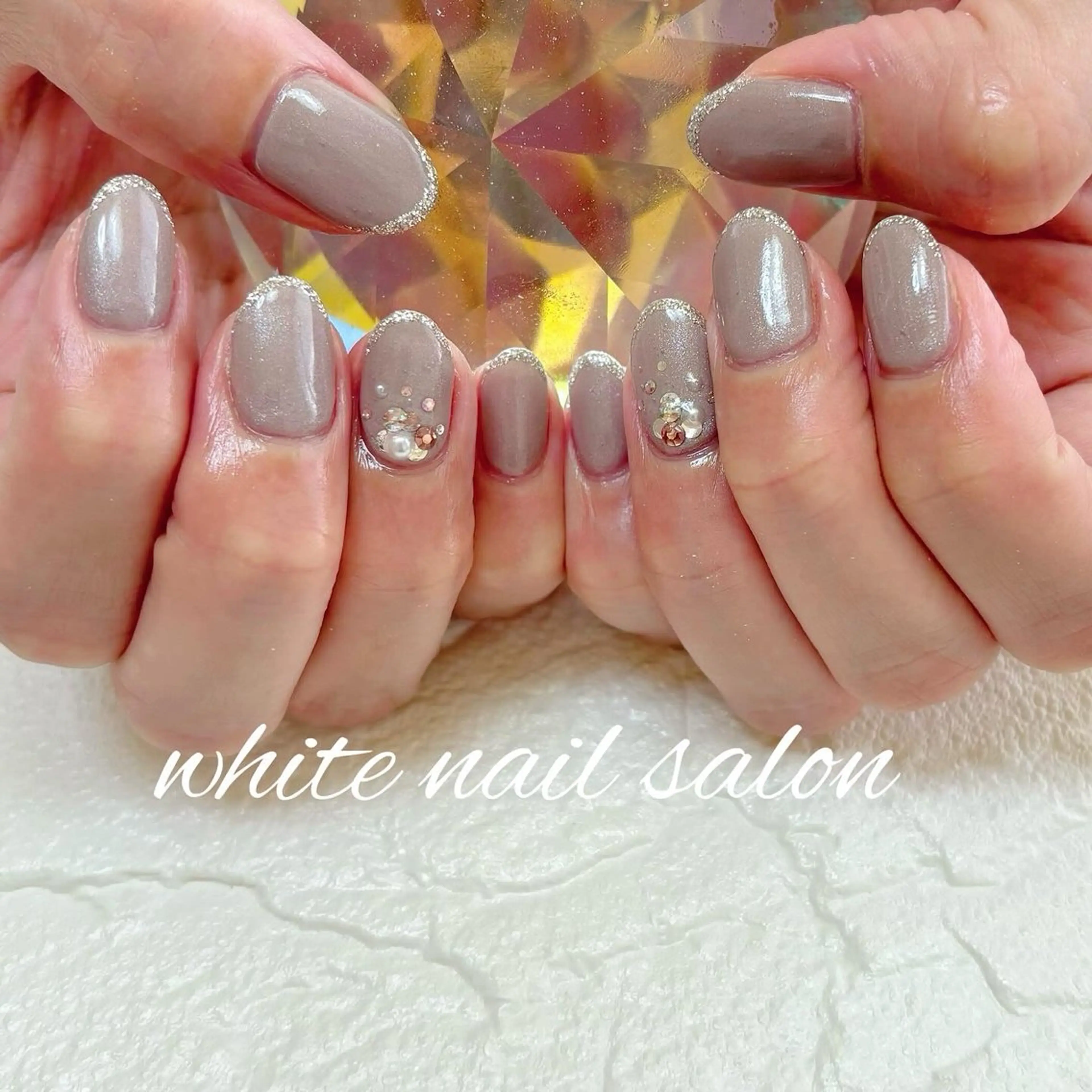 ネイル フットネイル ハンドネイル white nail salonのネイルデザイン