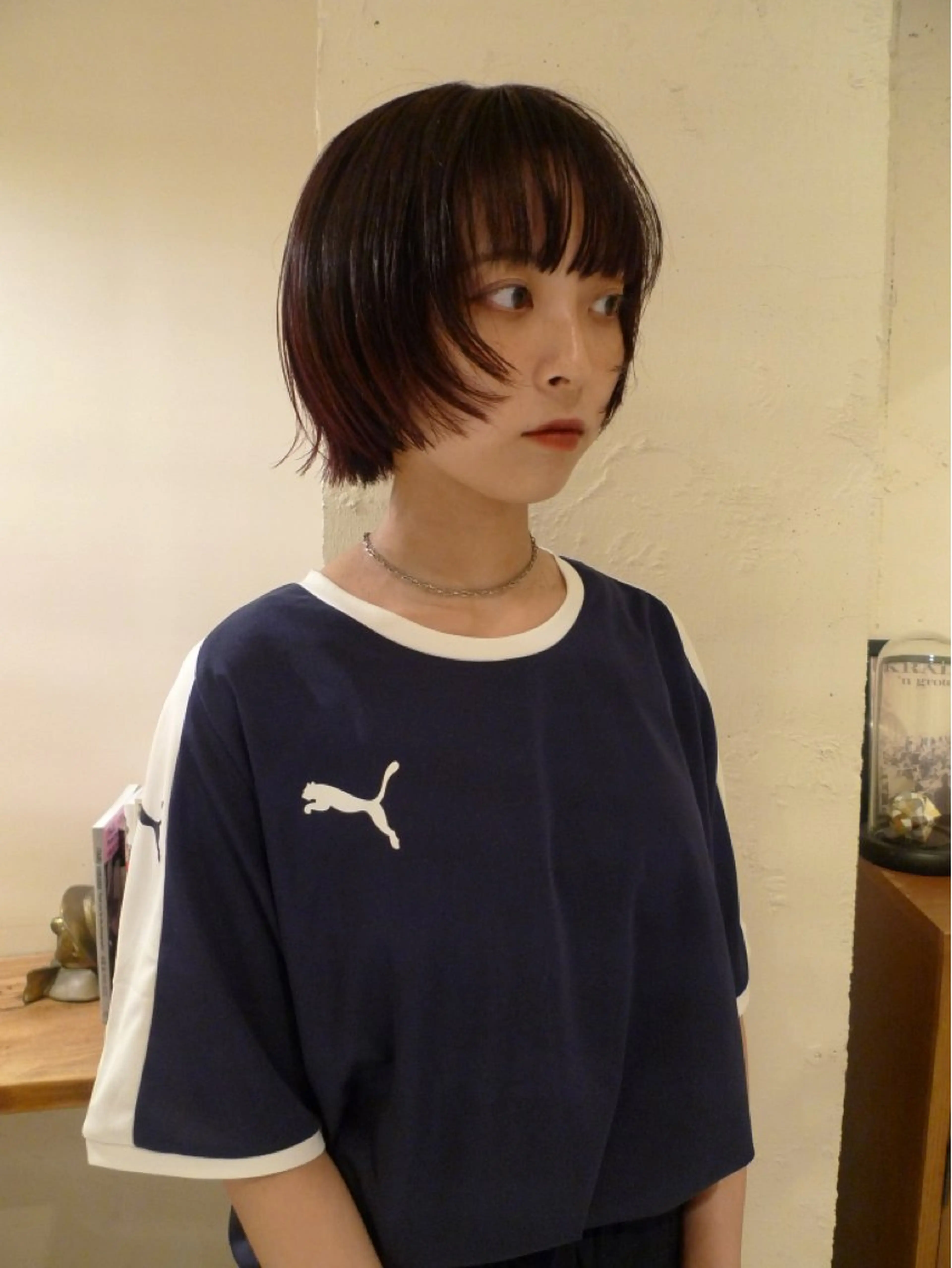 ショート カラー カット ヘアカラー ファッションに 溶け込むstyleのヘアスタイル