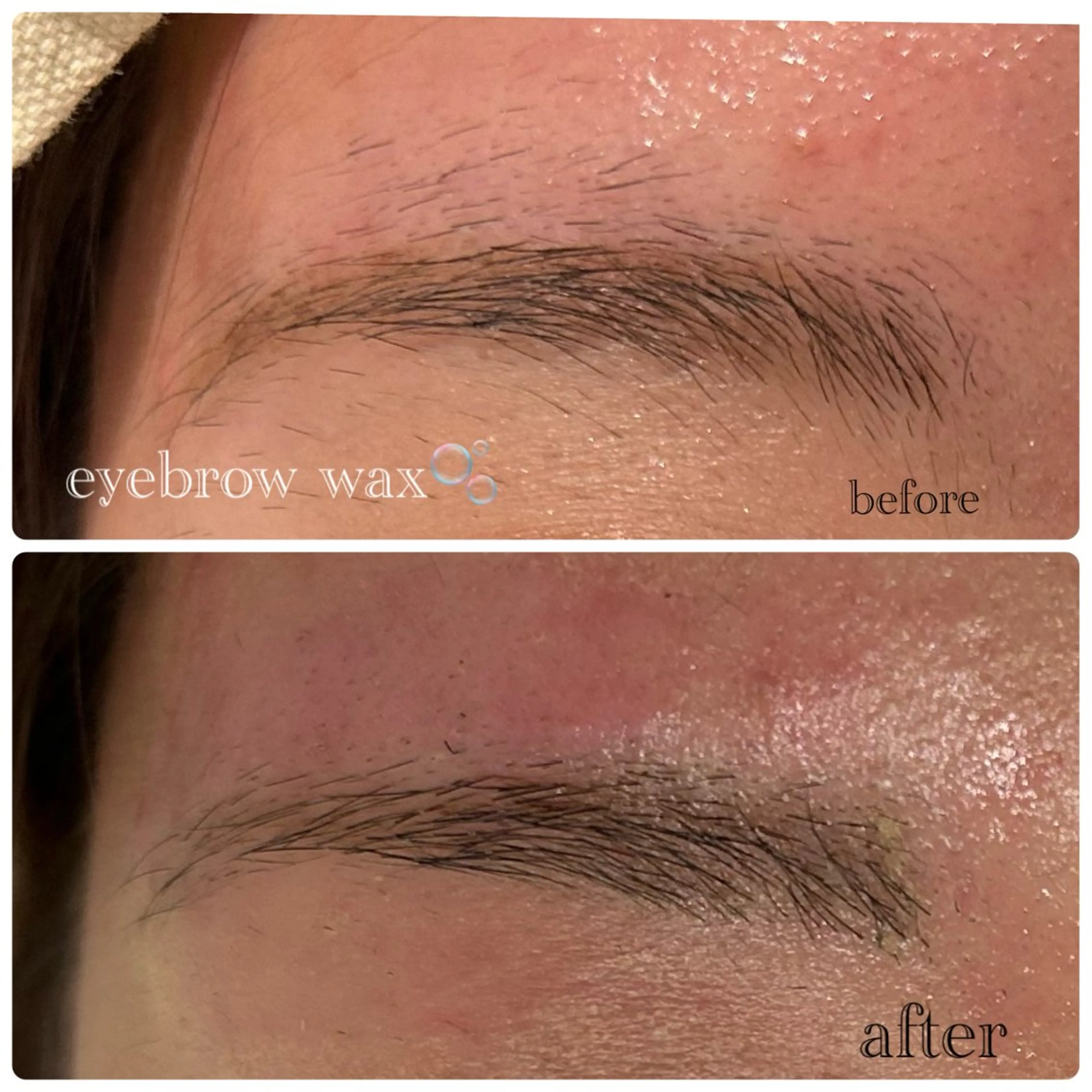 🫧アイブロウwax脱毛【メンズ大歓迎】　（メイクなし）の写真