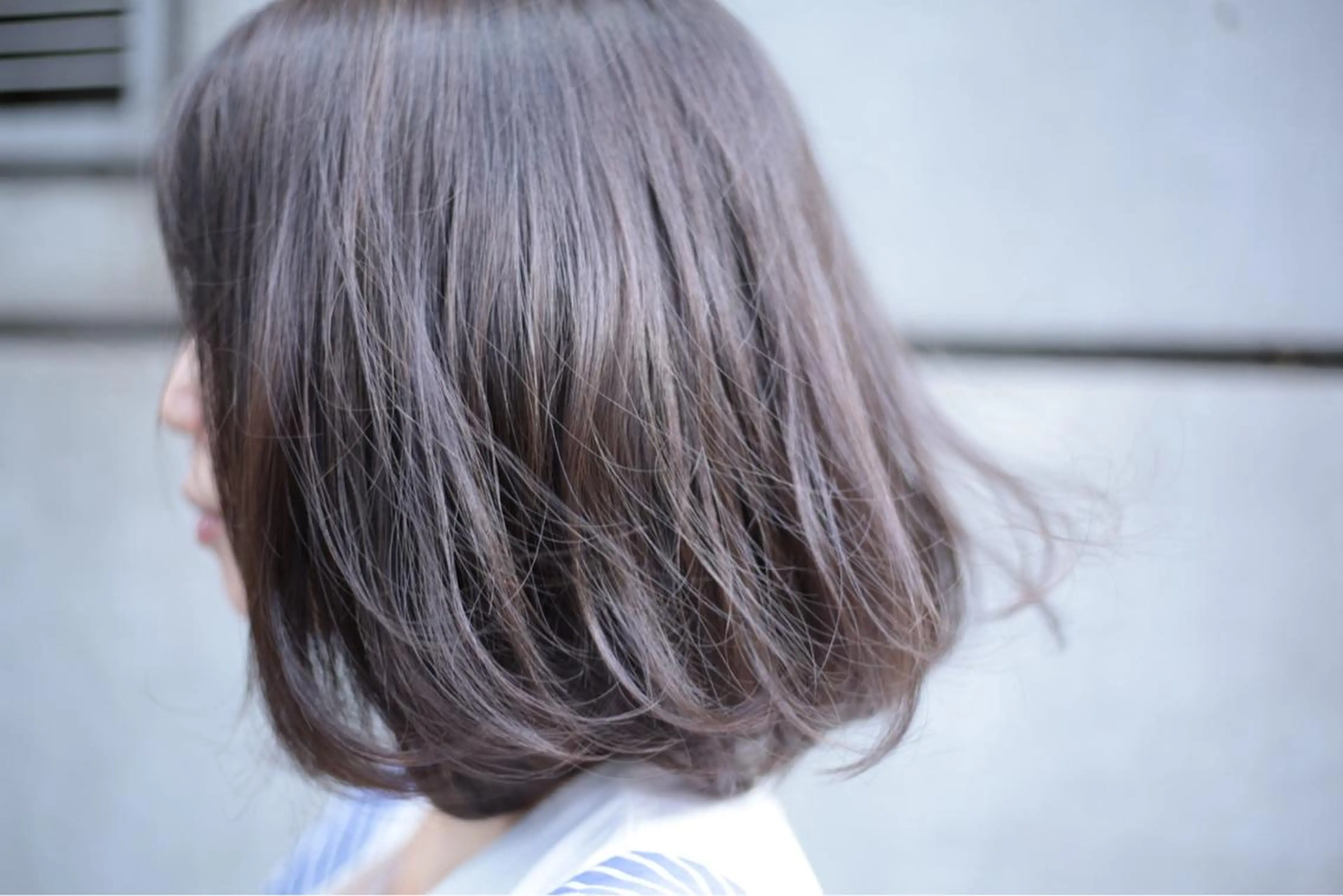 ショート カラー アッシュ ブルーカラー ブルーアッシュ 【韓国レイヤー特化 ハッシュカット】のヘアスタイル