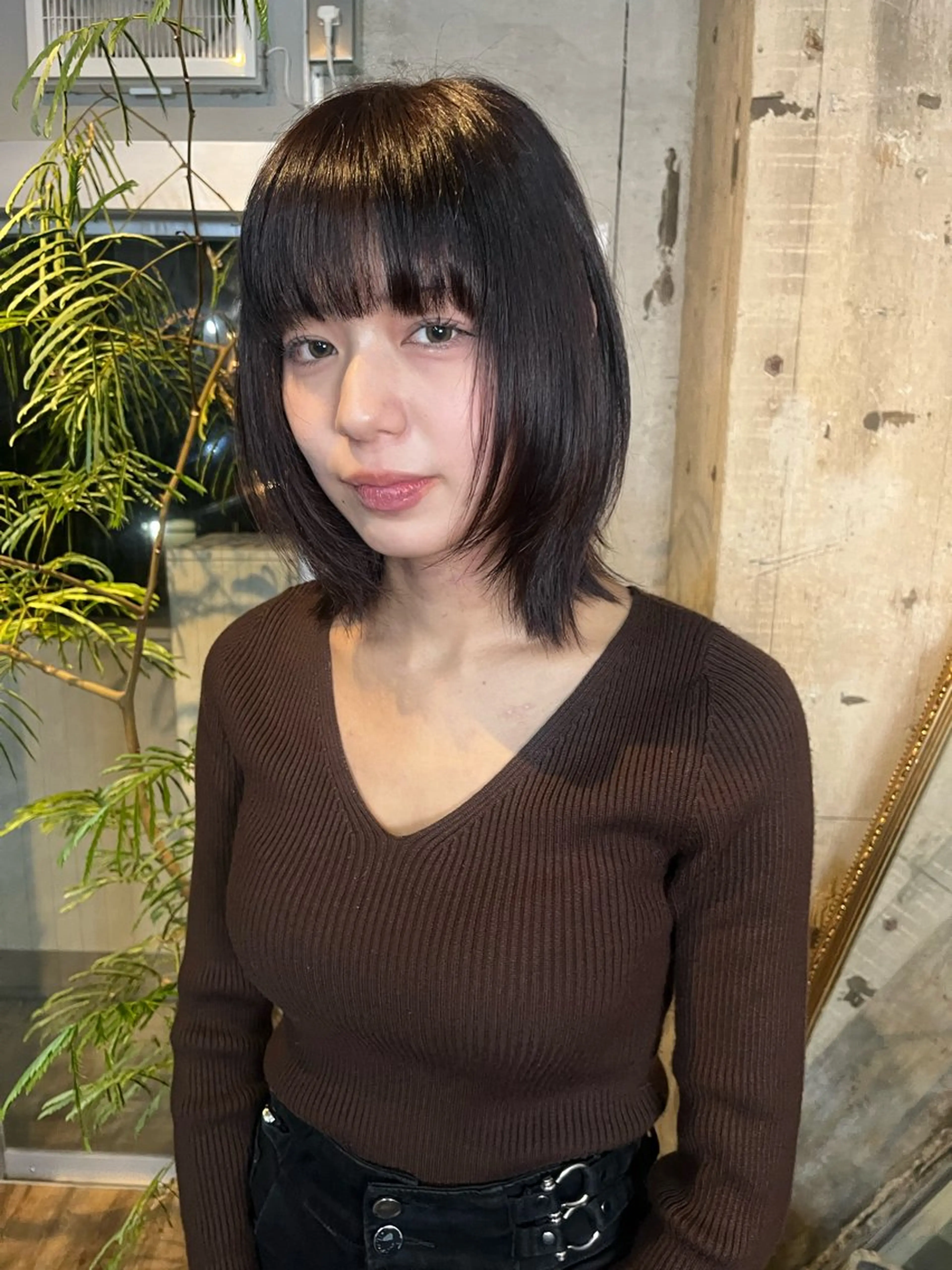 ミディアム カラー ブラウンカラー ﾊｲﾄｰﾝ/ｼｮｰﾄ 村上淳乃🐥のヘアスタイル