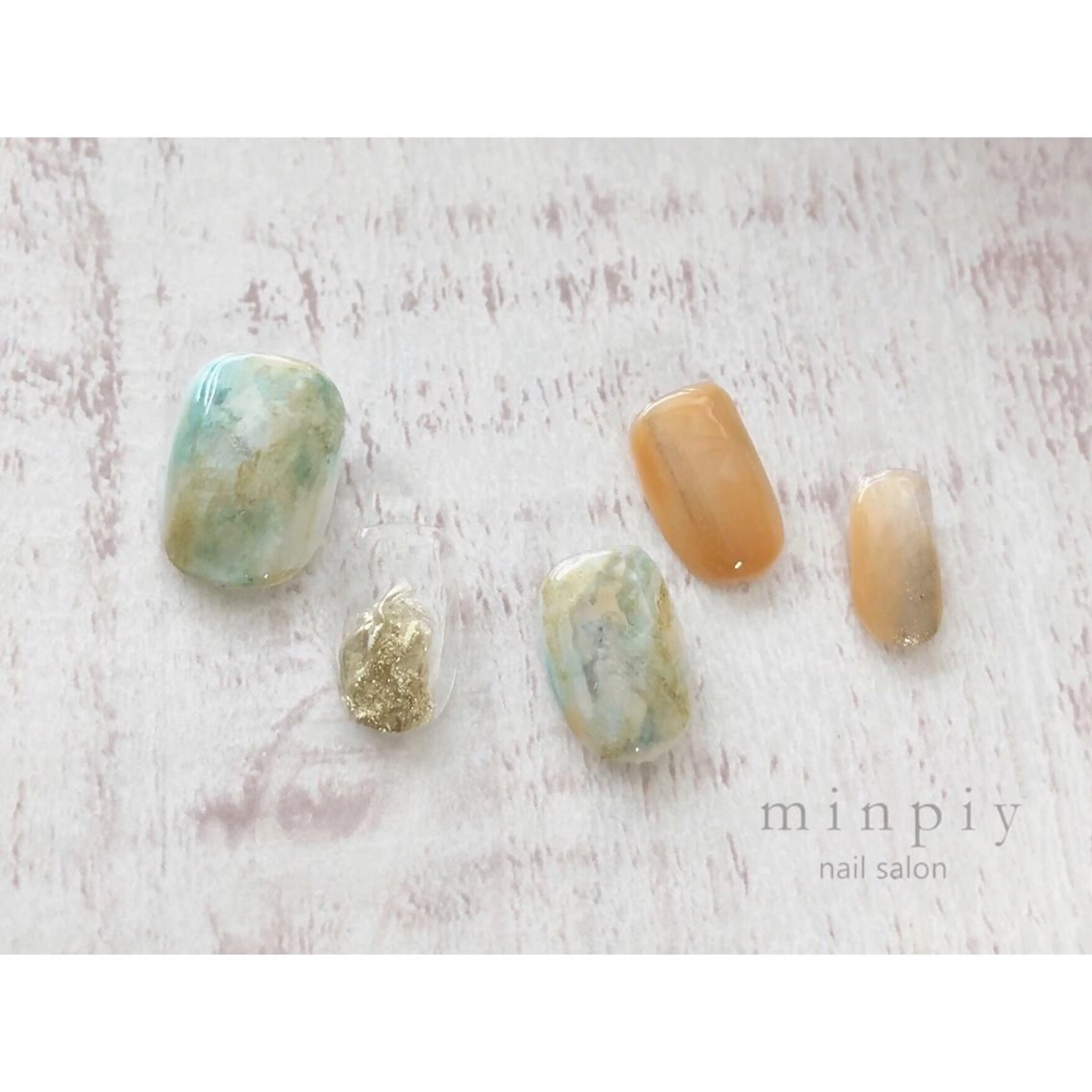 ネイル 𖡼 yumenoのネイルデザイン