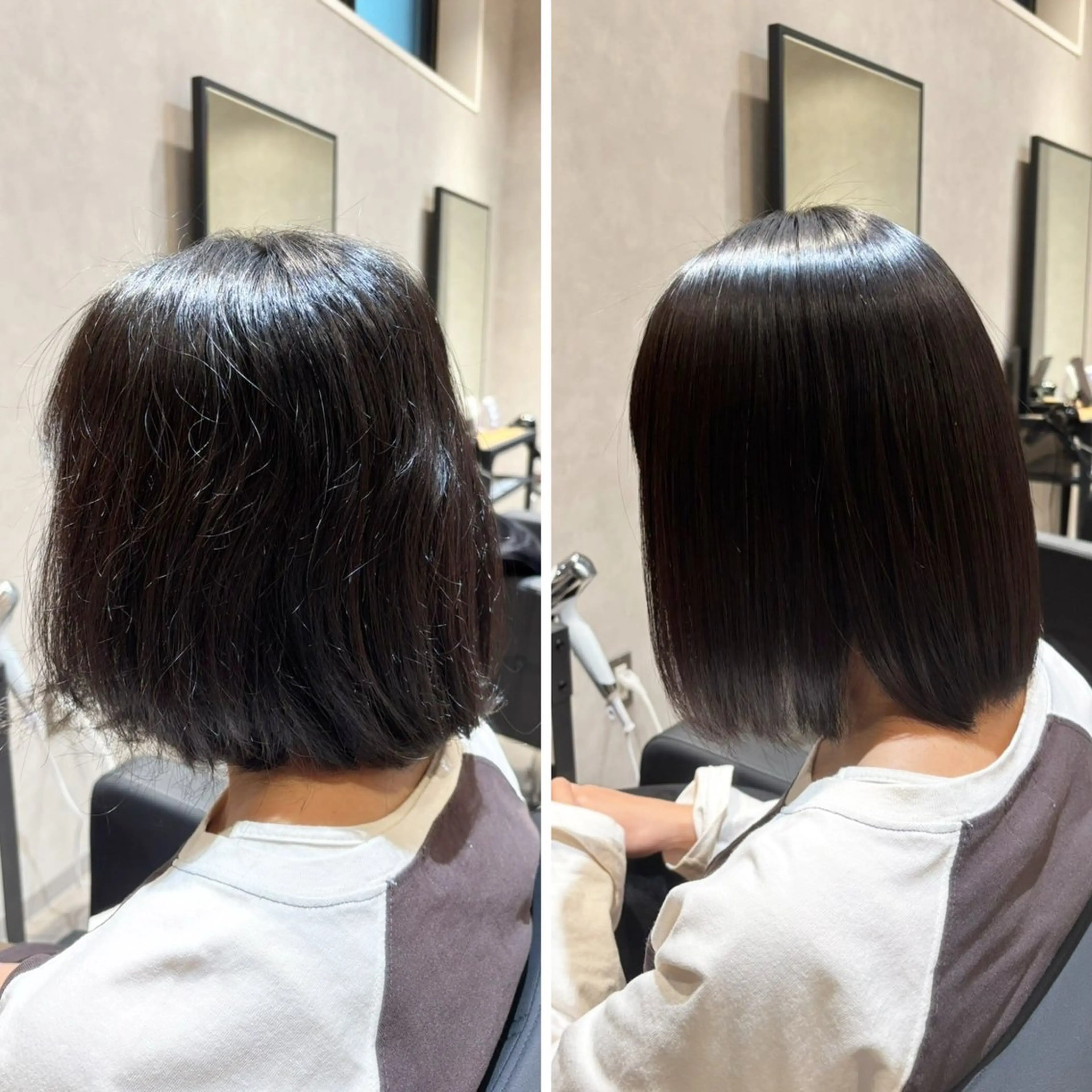 ミディアム 縮毛矯正 カット 縮毛矯正 トリートメント hair salon 【ao.】所属・髪質改善/縮毛矯正 /TATSUYAのヘアスタイル