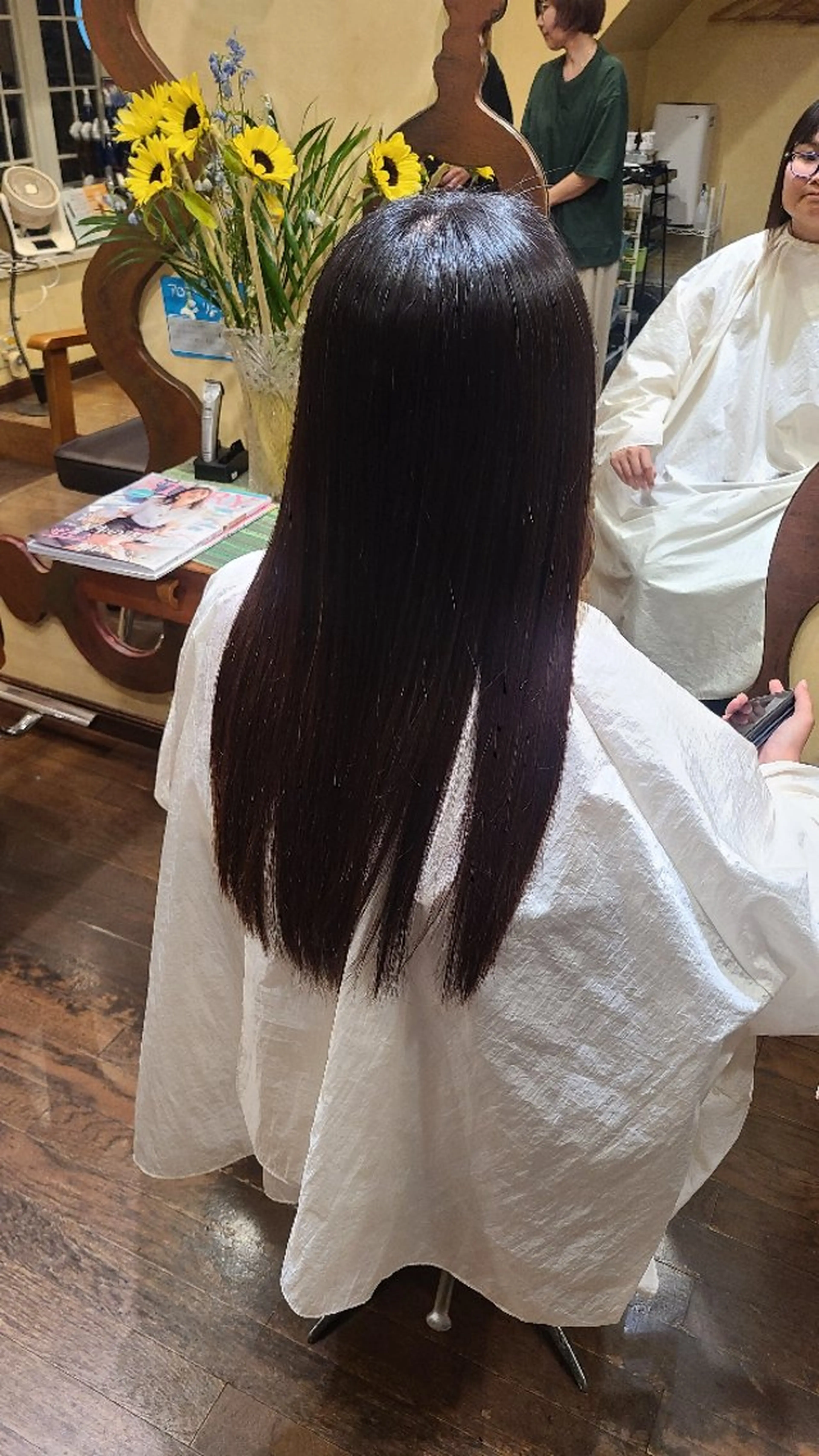 ロング 美容室　ラファムラフィネ所属・艶髪💇‍♀️ 美髪矯正　山森智代のヘアスタイル