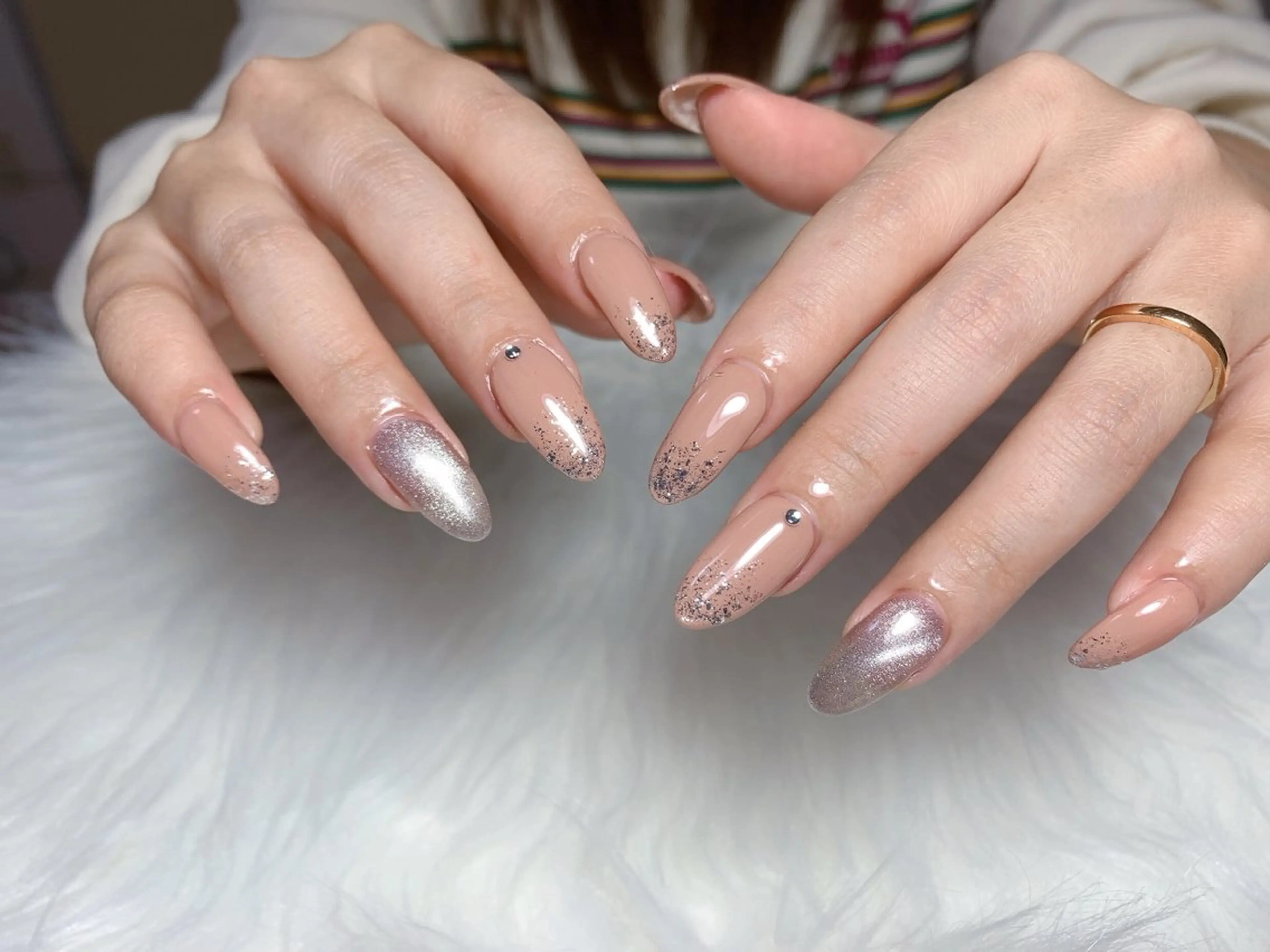 ネイル MiKi Nai池袋 長さだし得意のネイルデザイン