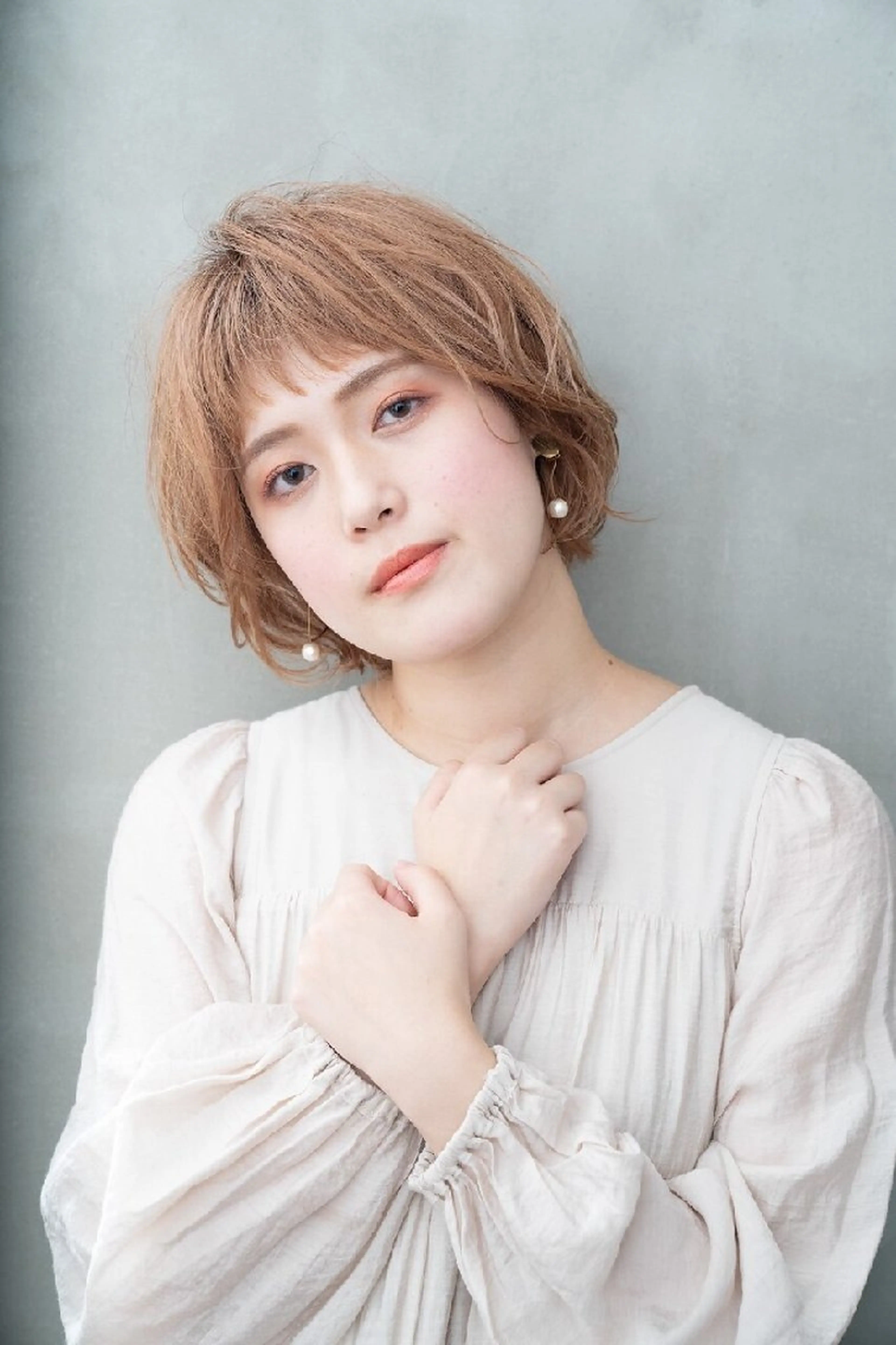 ショート カラー トリートメント 深夜まで営業中‼️ レム髪質改善のヘアスタイル