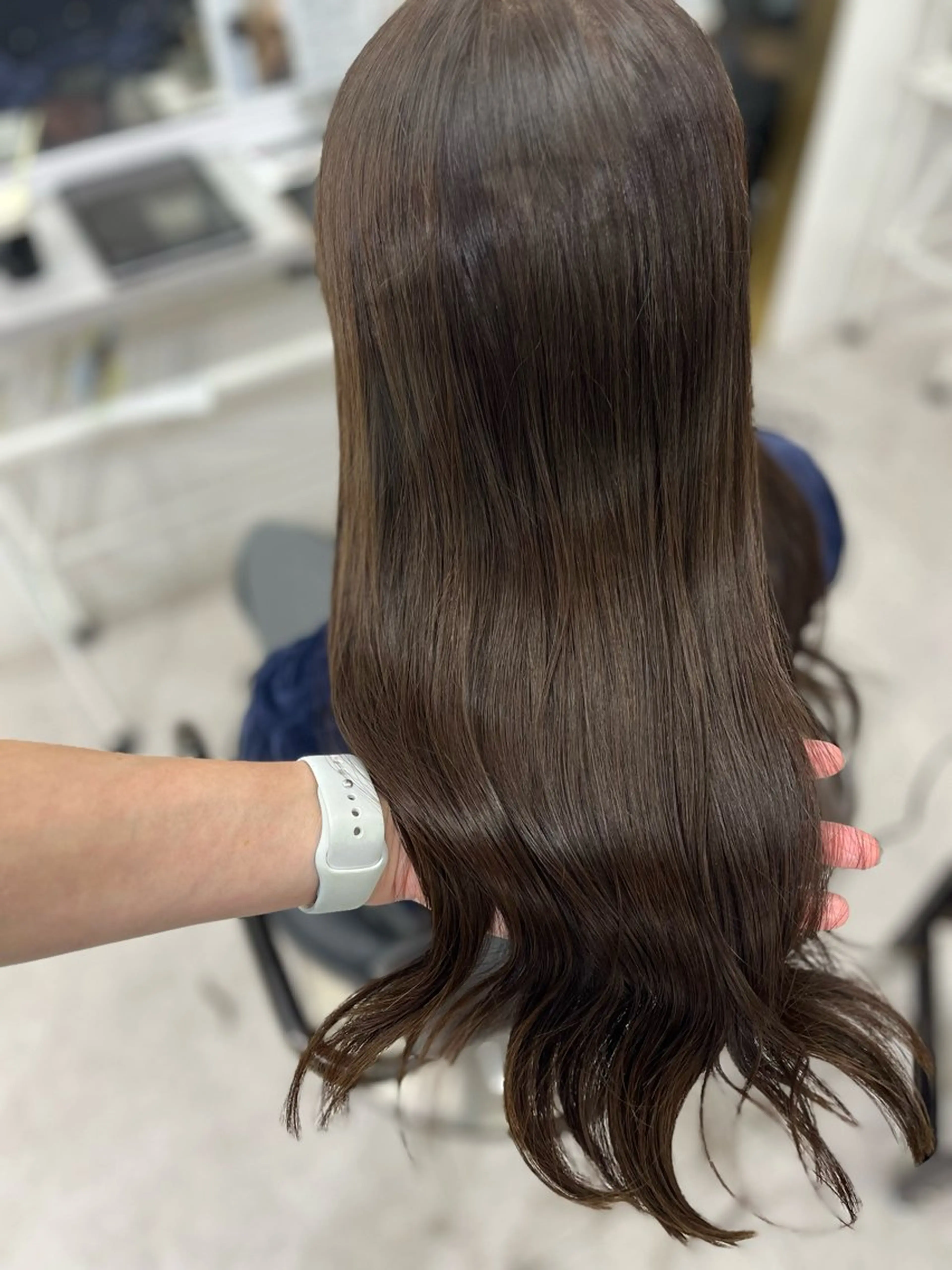 ロング カラー ベージュカラー カット ヘアカラー トリートメント 🫧ぷる艶カラー🫧 Yuubi🦩のヘアスタイル