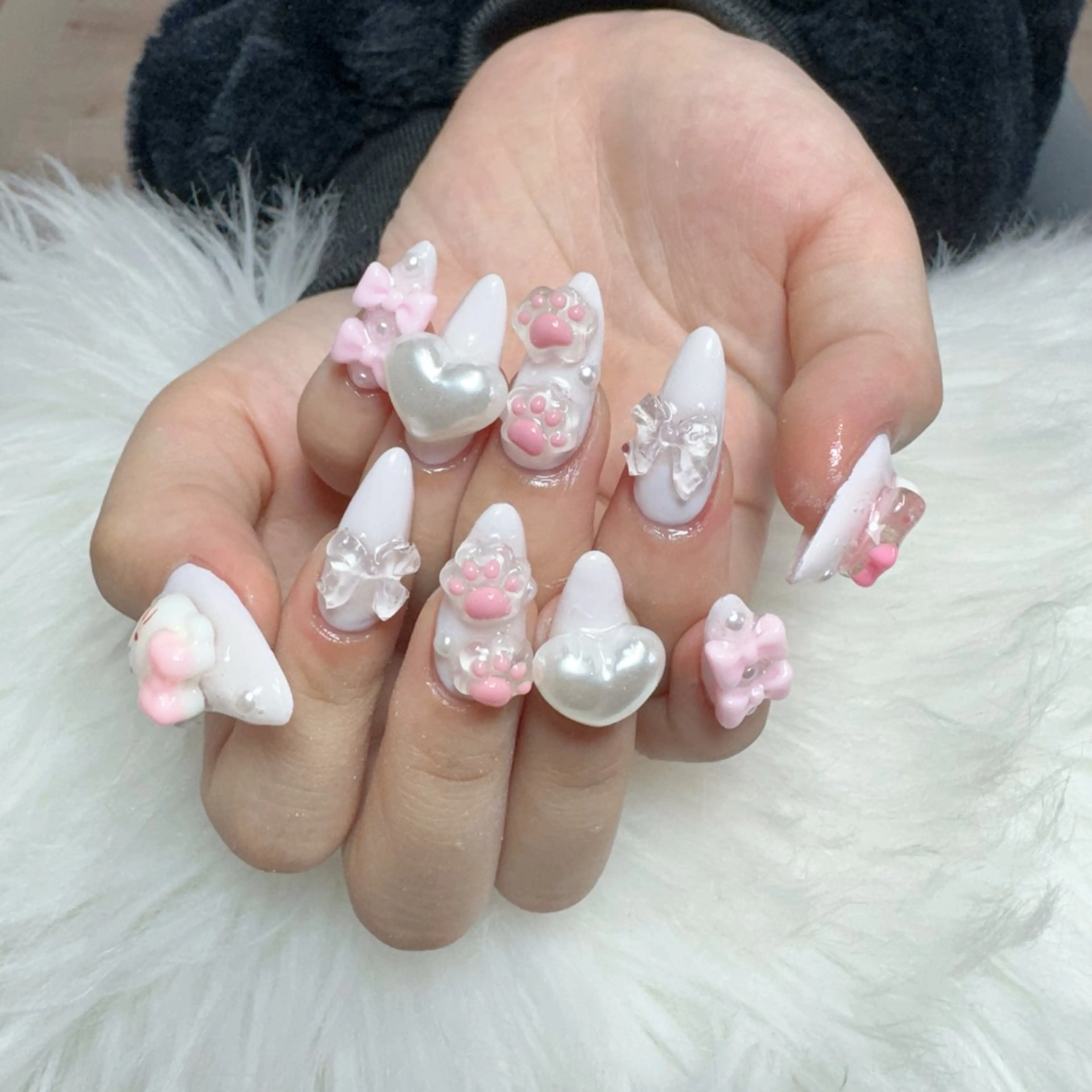 ネイル ハンドネイル 🎀 Lemode ワンホンネイル🎀のネイルデザイン