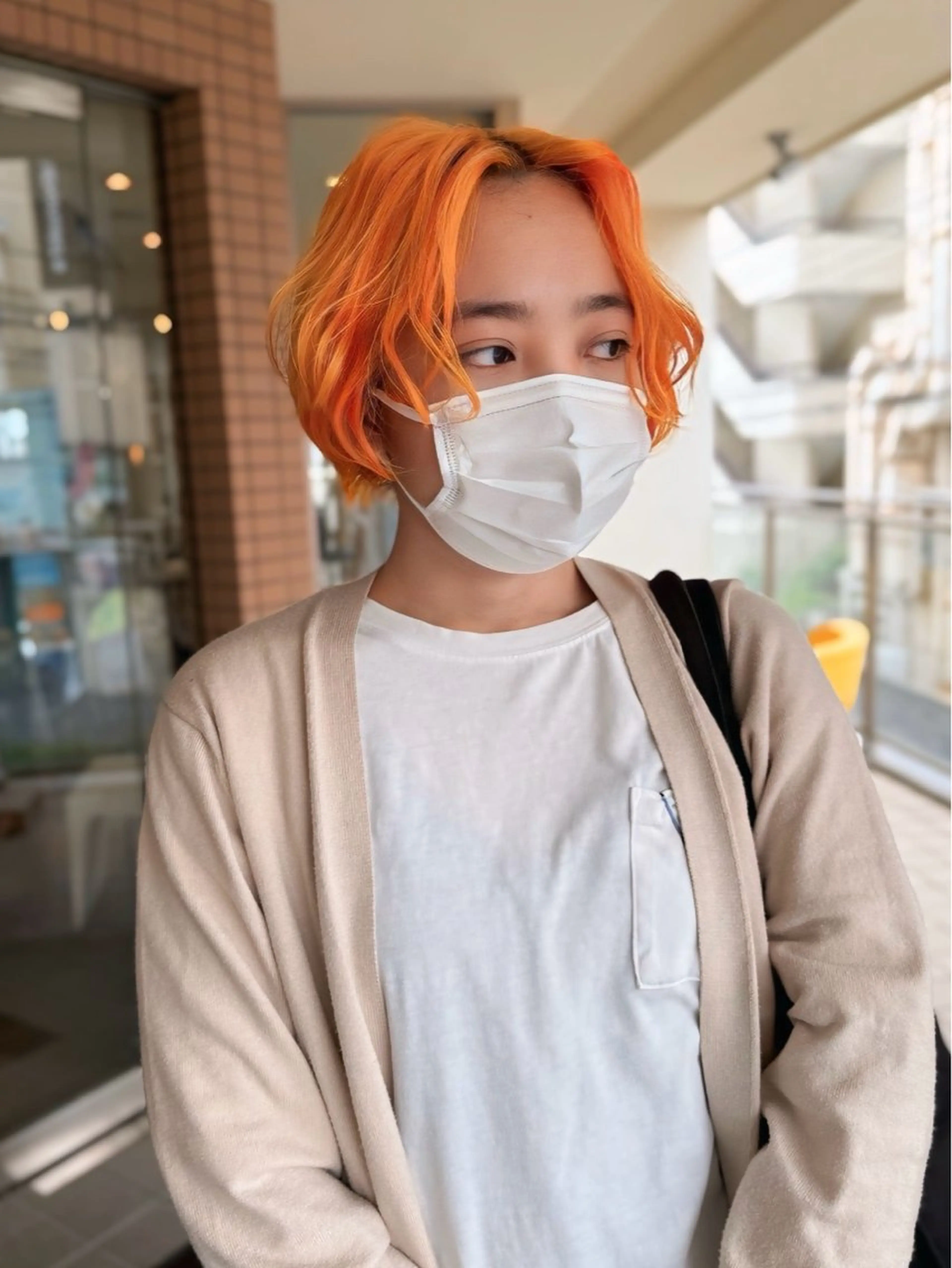 ショート カラー カット ヘアカラー トリートメント yossy/髪質改善 /ダブルカラーのヘアスタイル