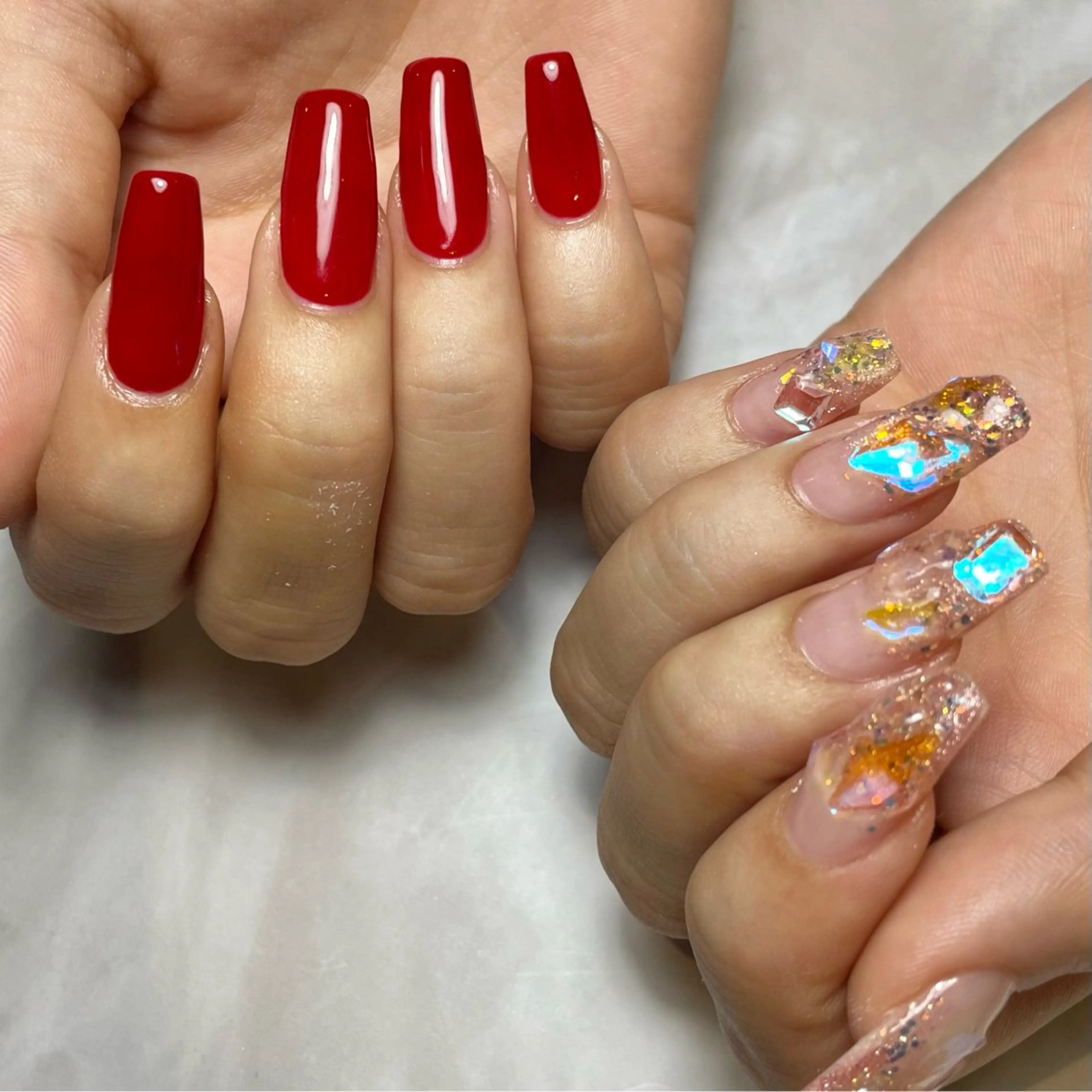 ネイル 持ち込み ハンドネイル Reflection marikoのネイルデザイン