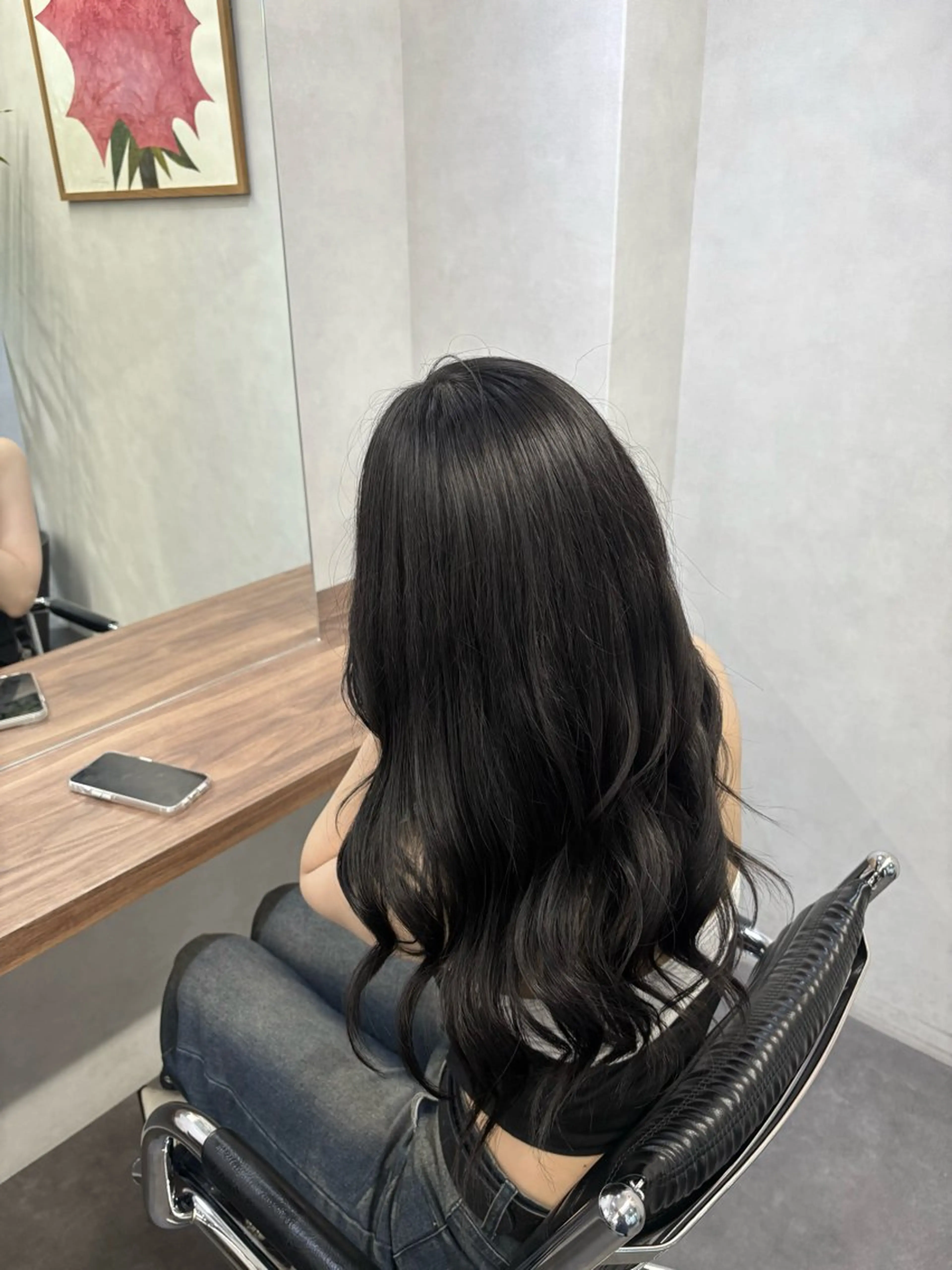 ロング ヘアカラー トリートメント owll所属・縮毛矯正募集🔥 西梅田/六角一咲のヘアスタイル