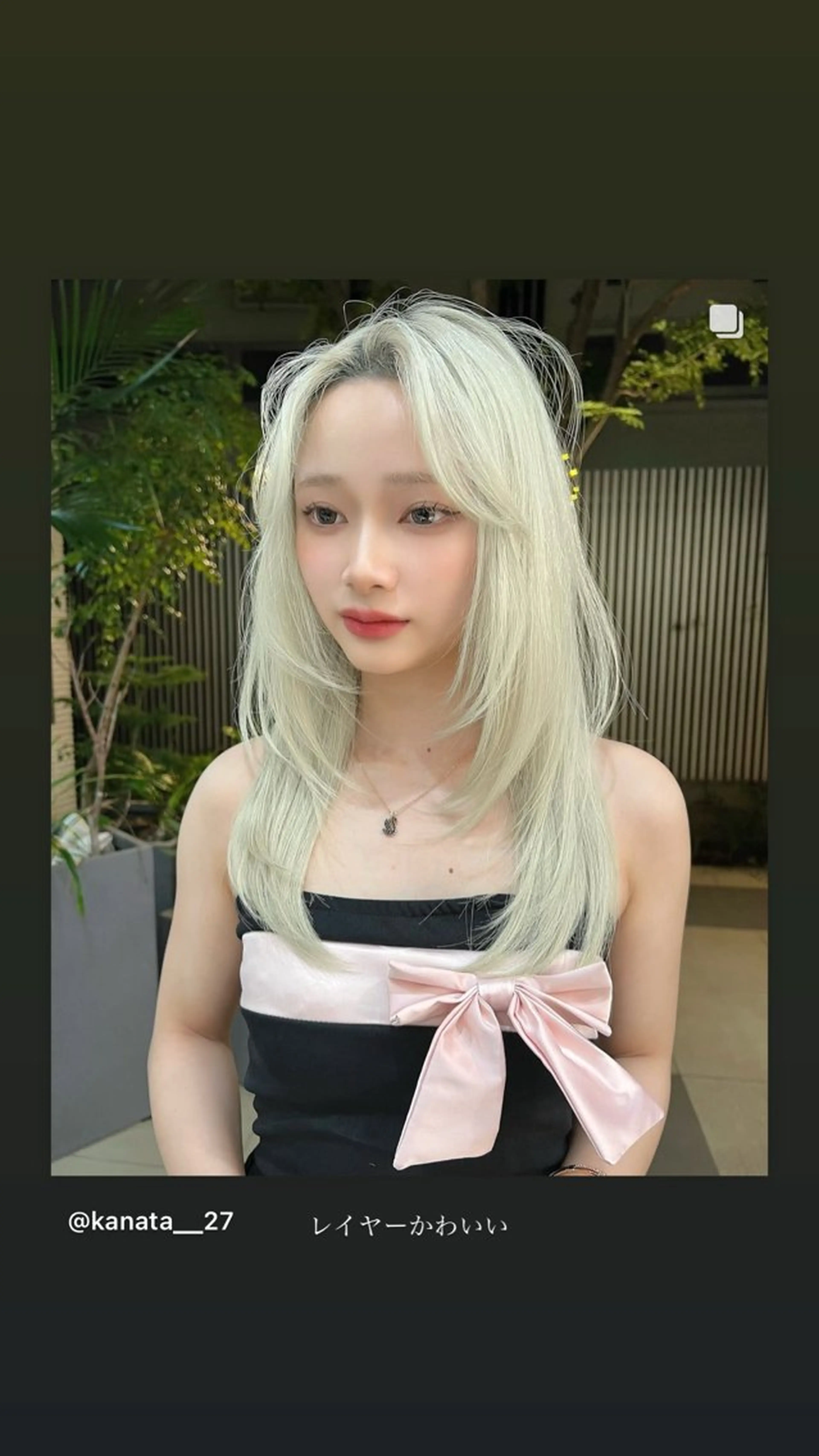 ロング カラー カット ヘアカラー トリートメント belle   表参道　terrace所属・抜きっぱなしブロンド /ハイトーン/カナタのヘアスタイル