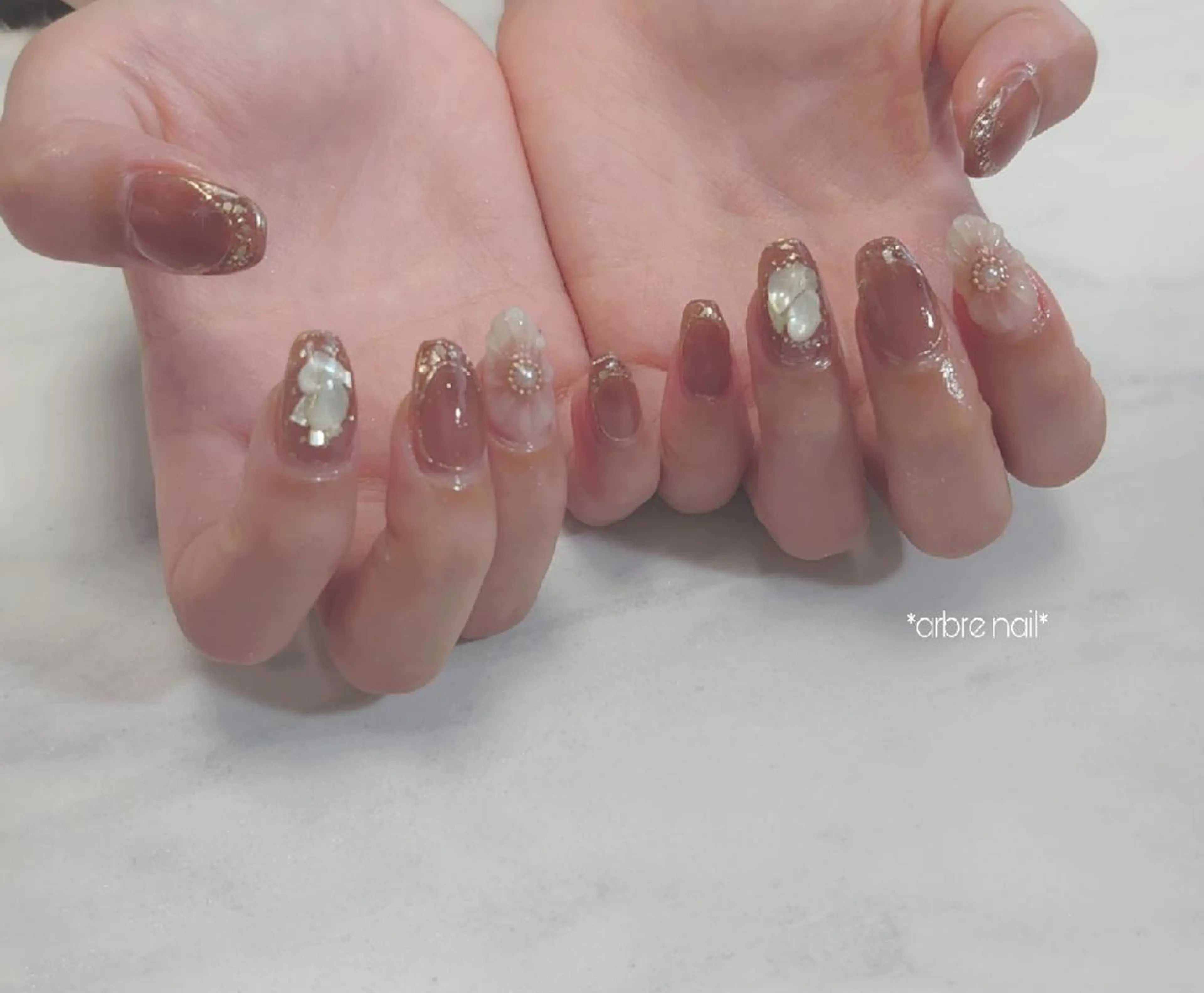 ネイル ＊arbre nail＊.アーブルネイル所属・✯.。 arbre  nail 。✯.のネイルデザイン