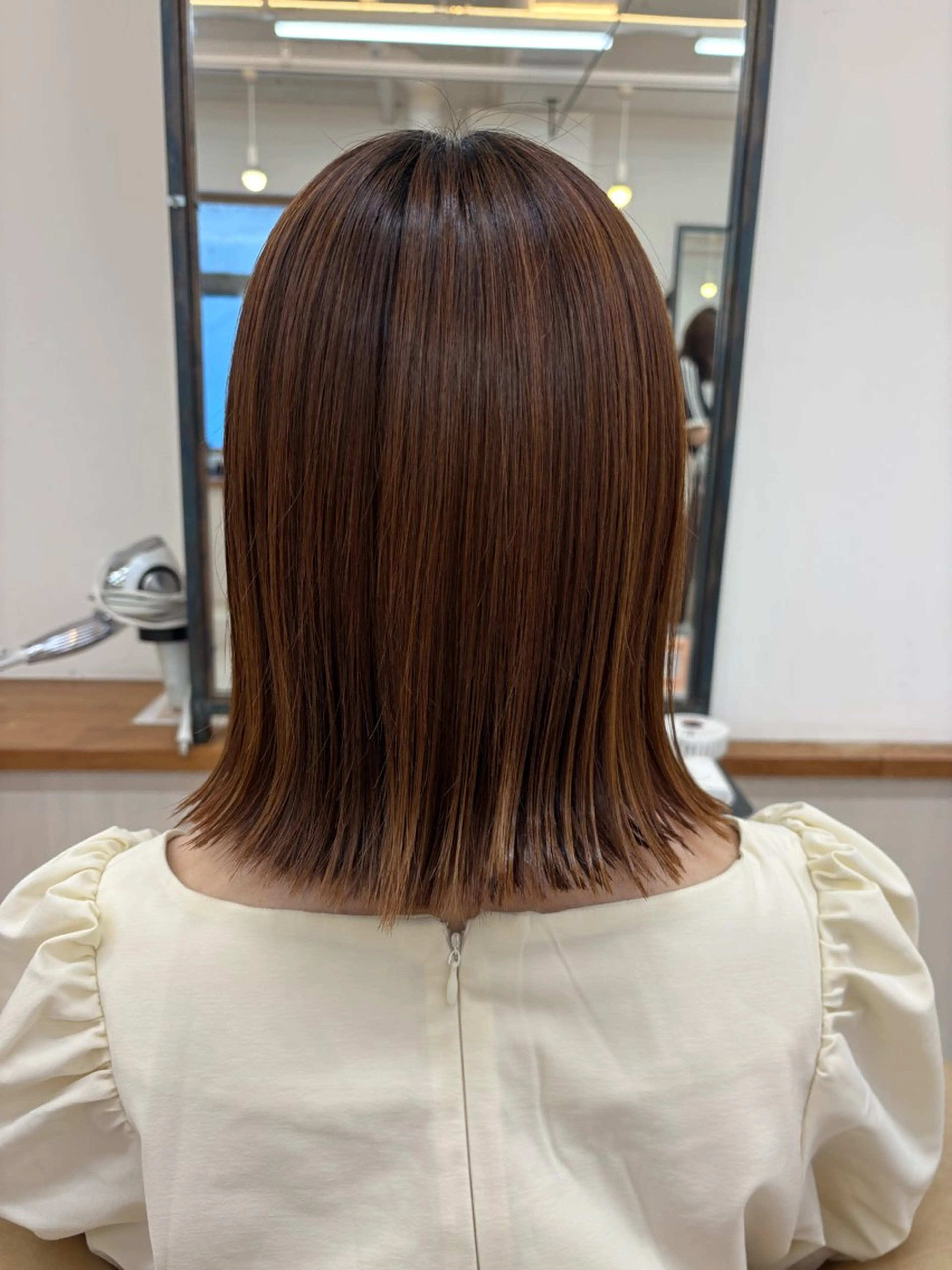 ミディアム LYNDA所属・仙台/LYNDA/ 艶カラー/chikaのヘアスタイル