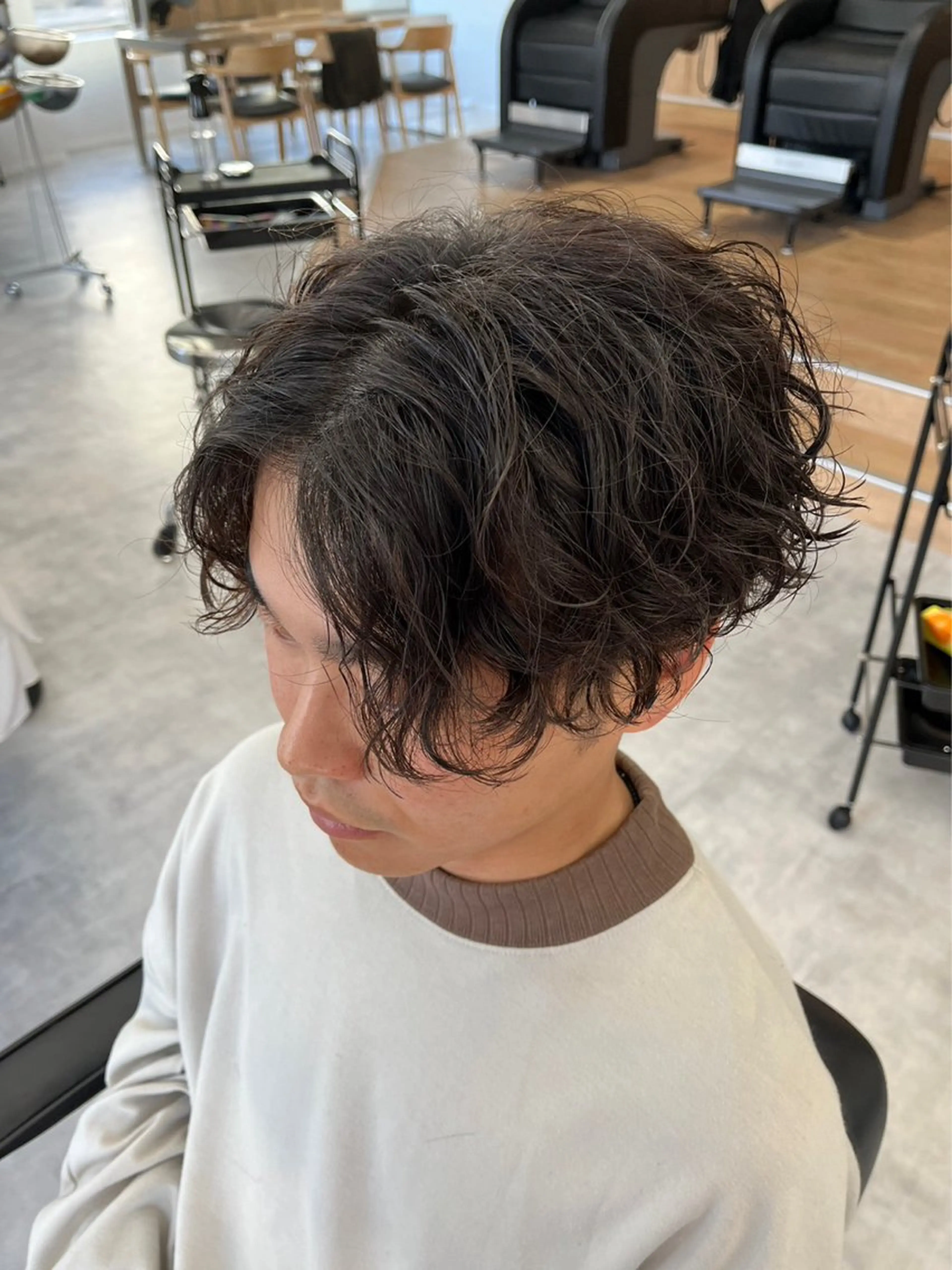 パーマ メンズ メンズパーマ/新潟/ 万代/高橋悠叶のヘアスタイル