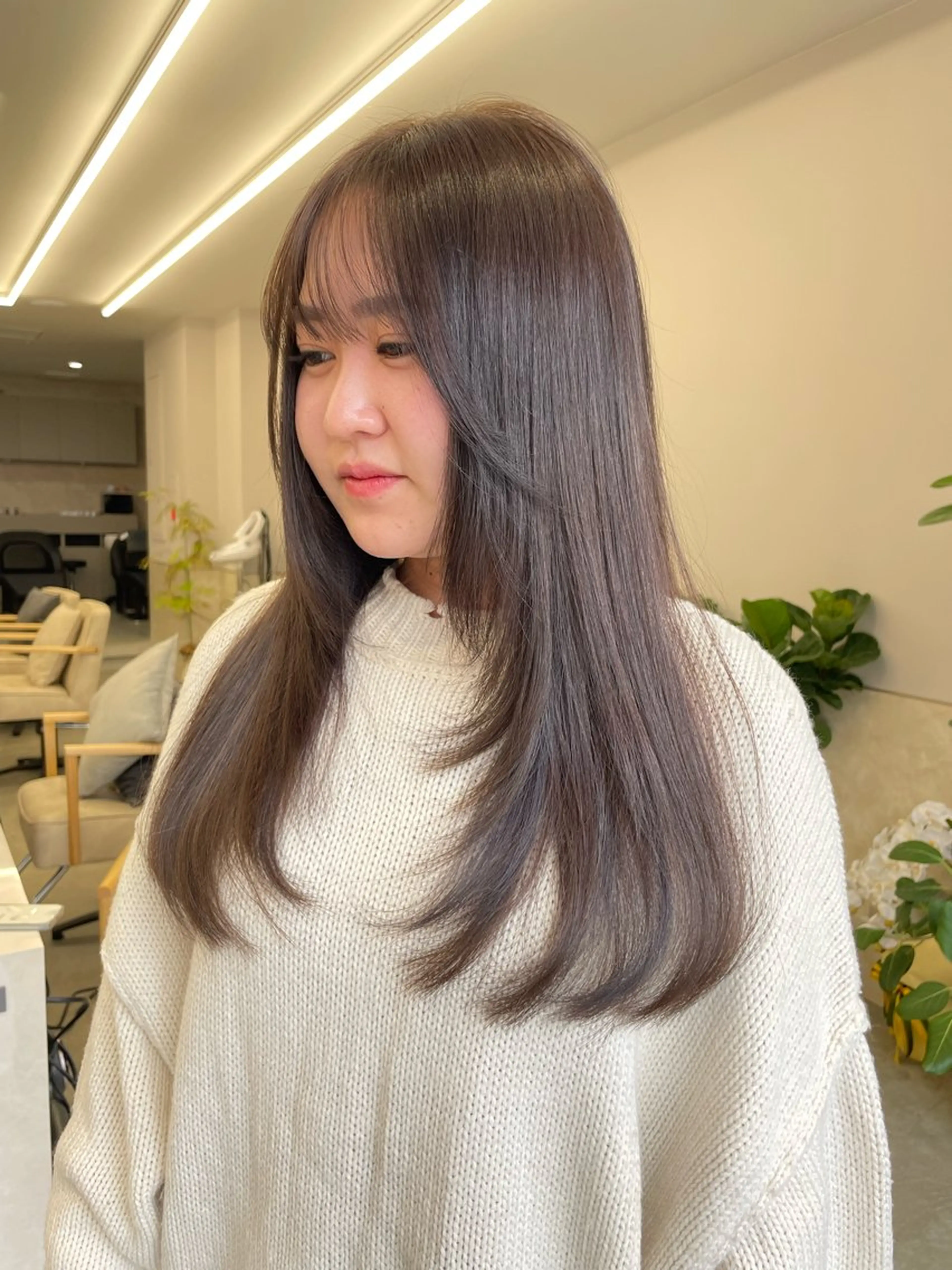 ロング カラー レイヤーカット カット ヘアカラー トリートメント ボブ美容師💛 AYUMIのヘアスタイル