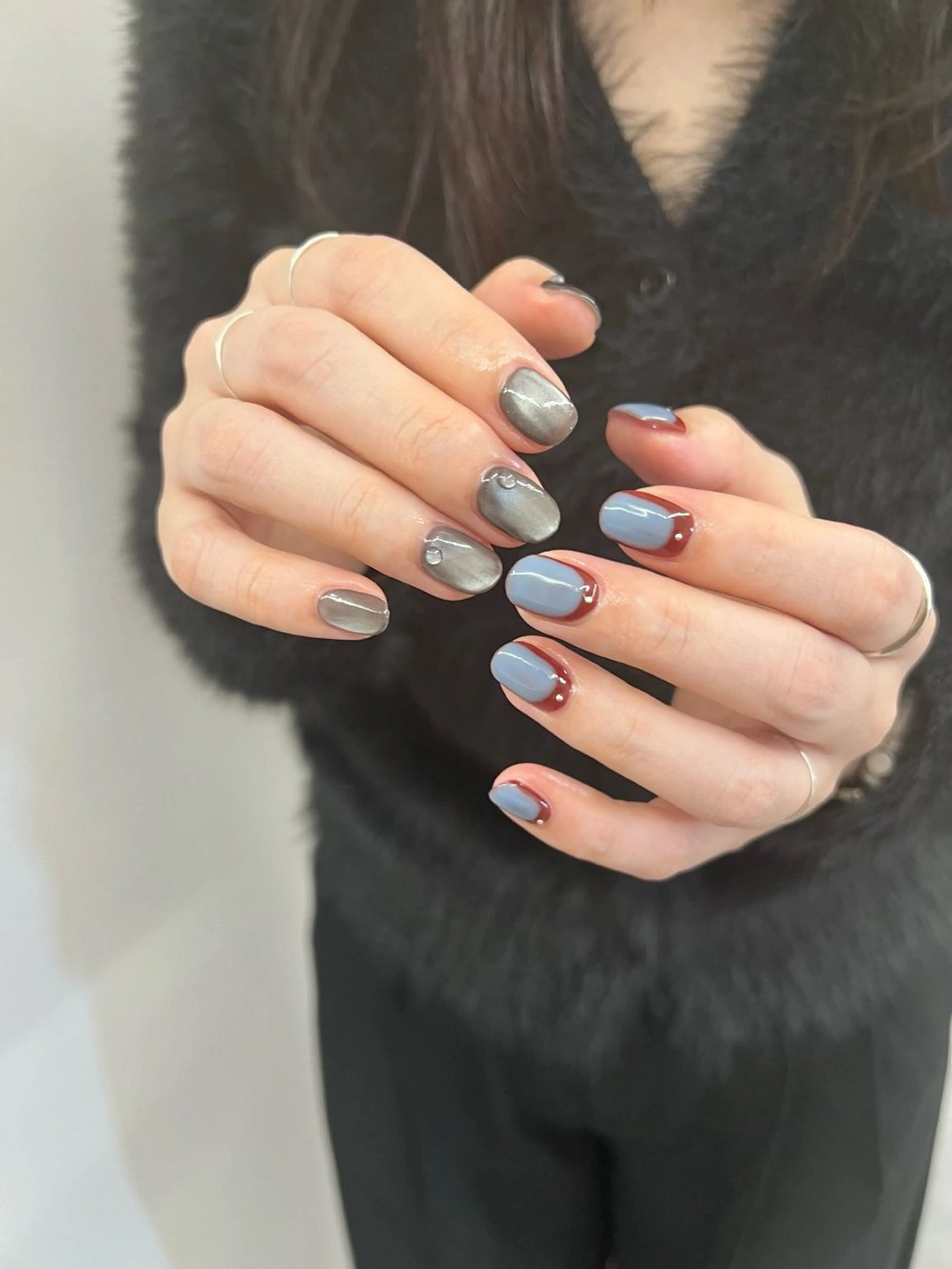 ネイル ジェルネイル 韓国ネイル マグネットネイル ニュアンスネイル パラジェル ハンドネイル ハンドケア Bana_ Nailのその他イメージ