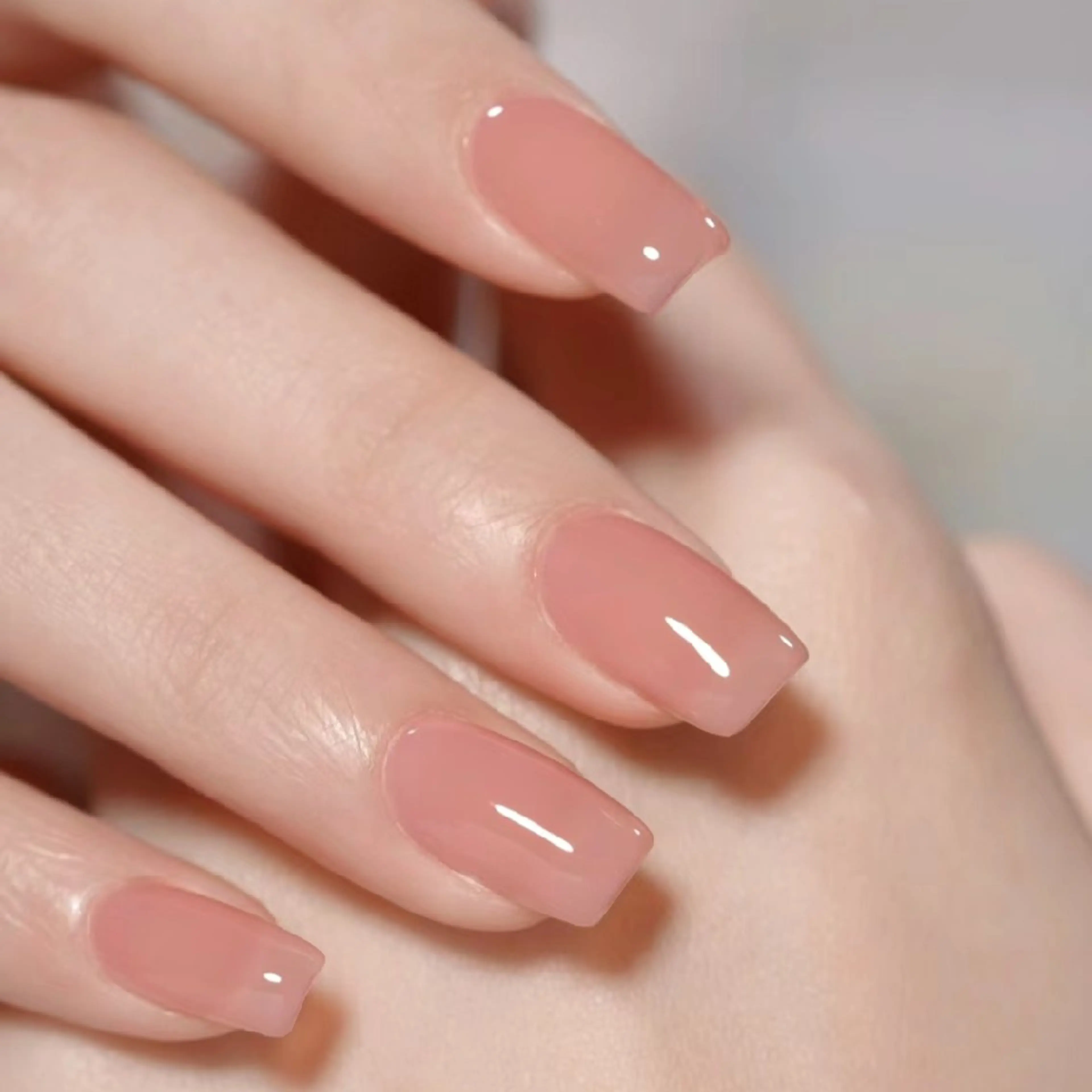 ネイル ネイリストゆか💅 長さだし、深爪矯正のネイルデザイン