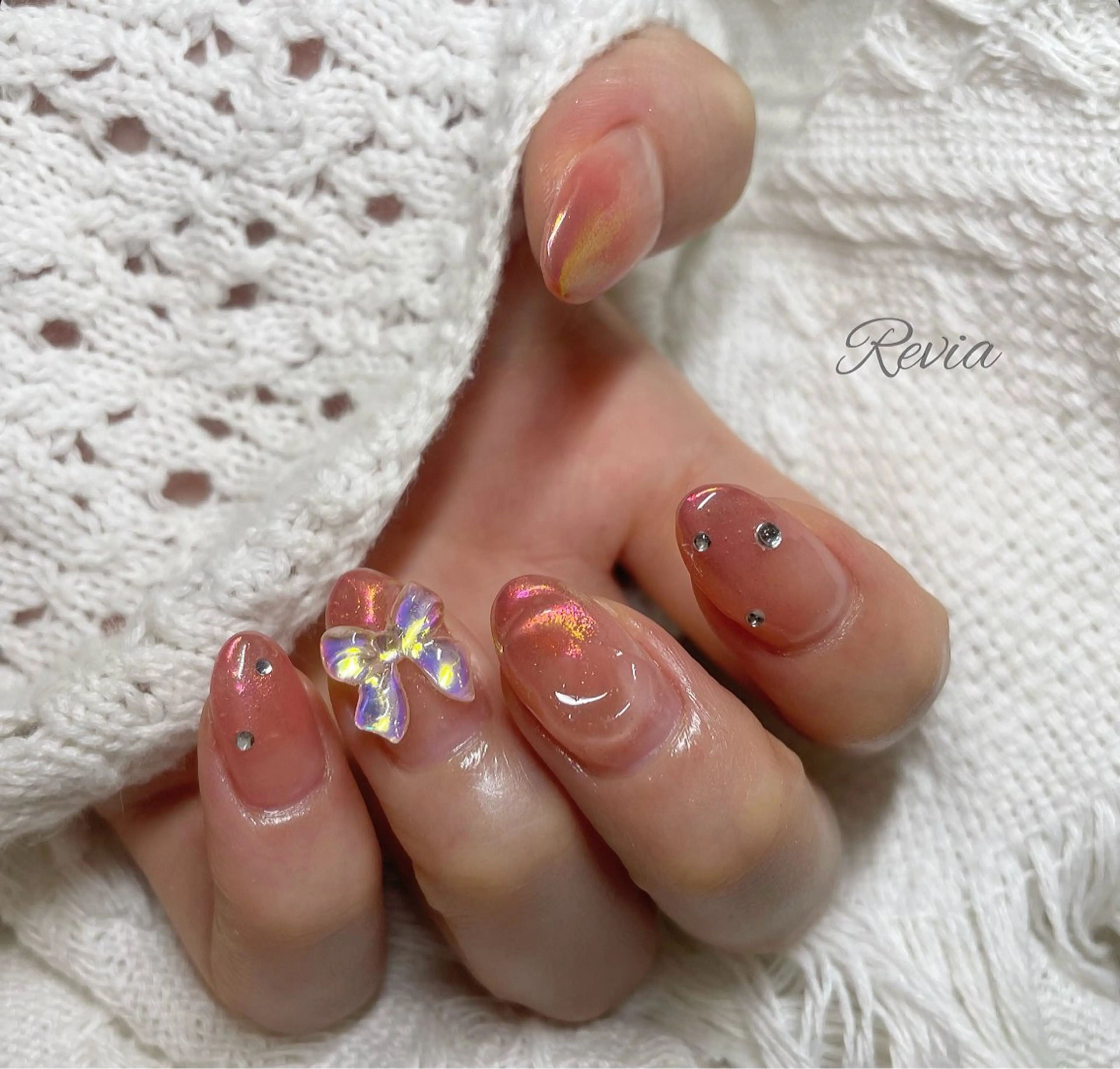 ネイル ハンドネイル revia所属・ERI Nailistのネイルデザイン