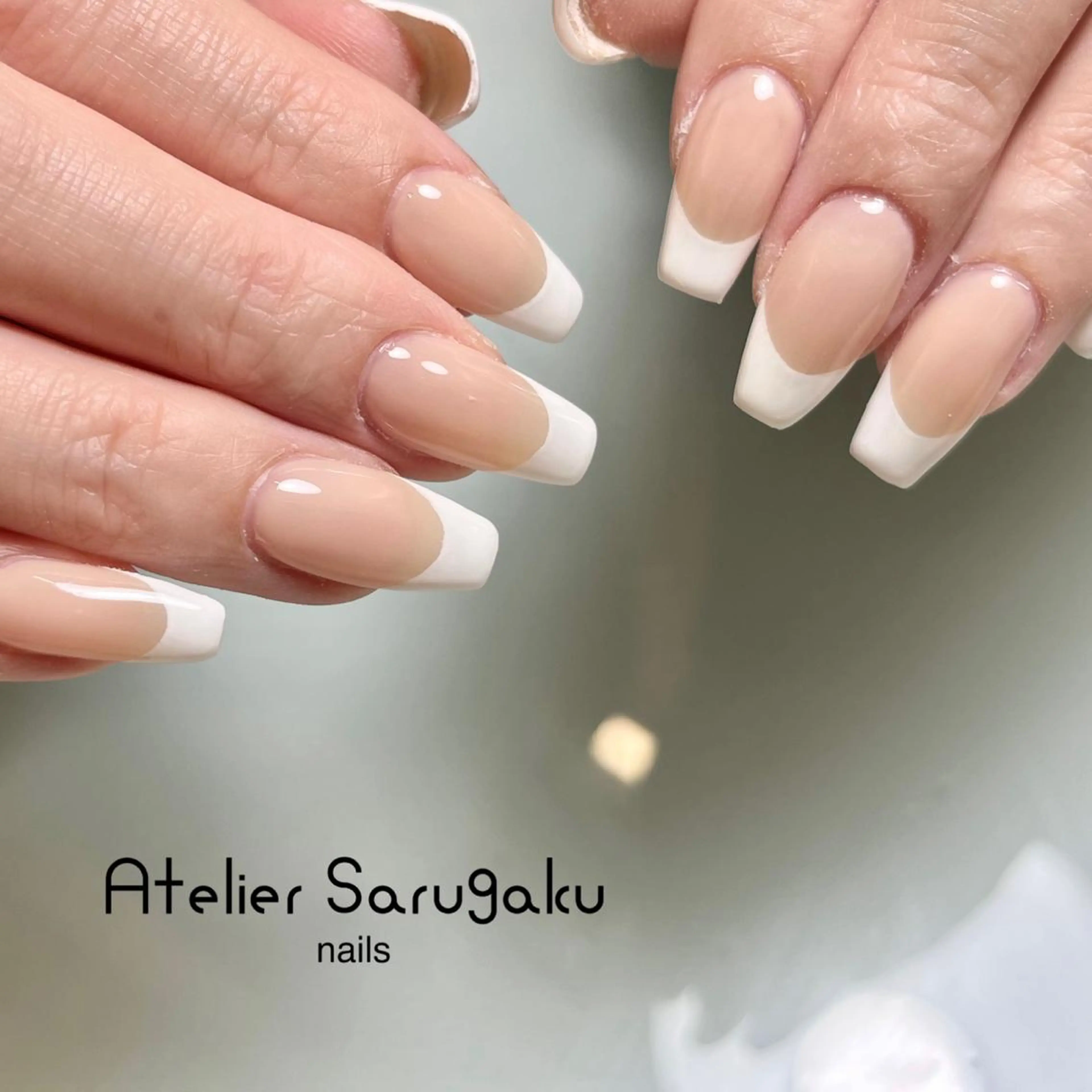 ネイル アートネイル フレンチネイル 駒沢大学sususu Marinaのネイルデザイン