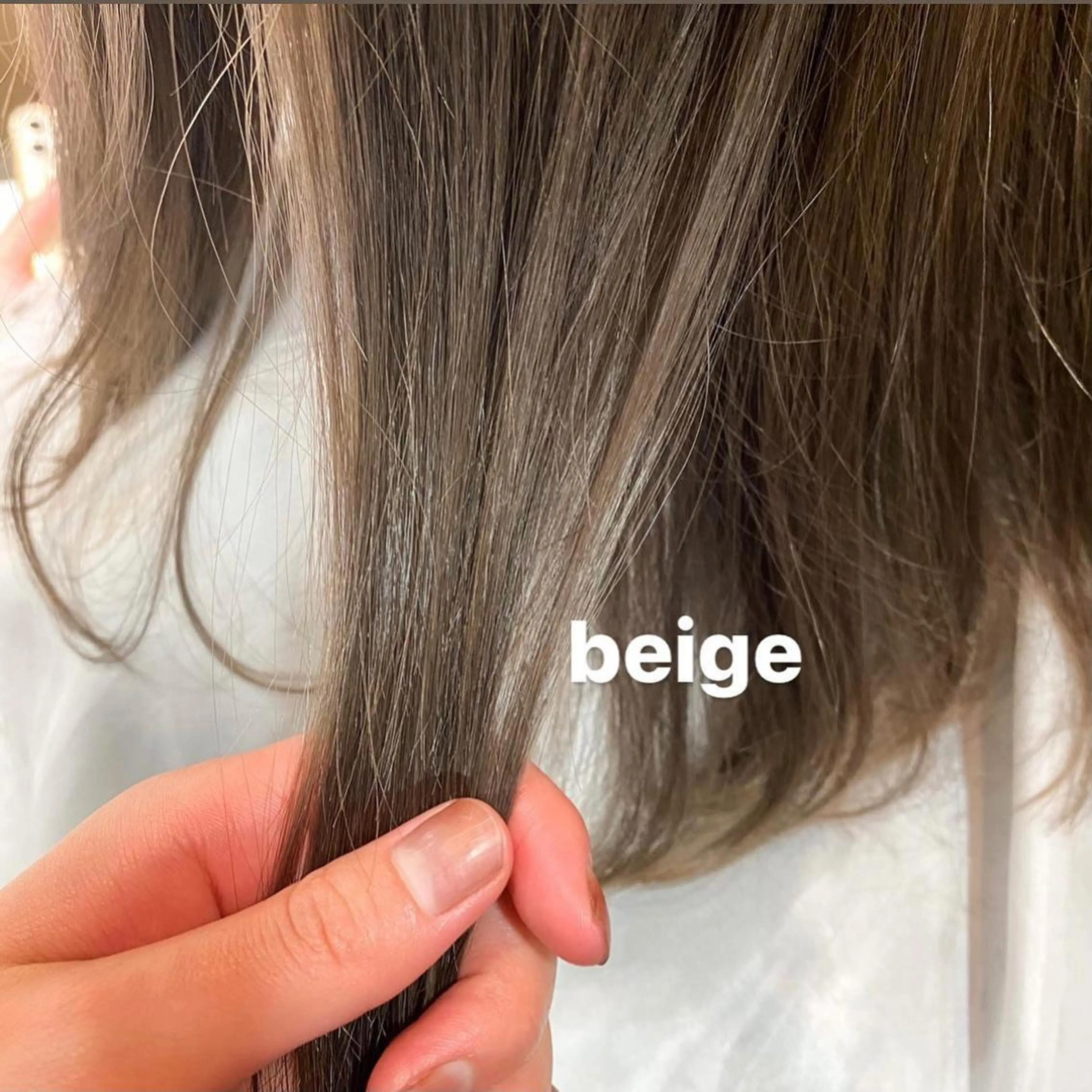 セミロング カラー 会社OKなのに、 ちゃんと可愛い🤎のヘアスタイル