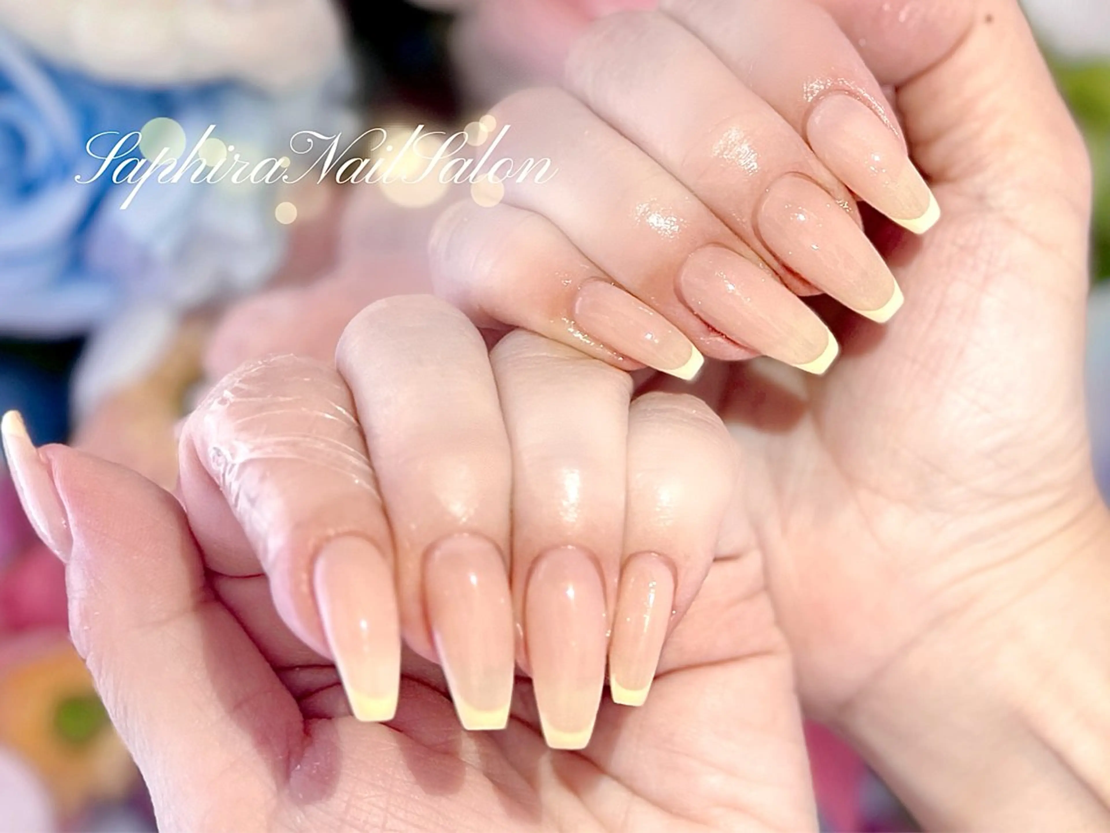 カラー ハンドネイル Saphiraネイル サロン錦糸町のネイルデザイン