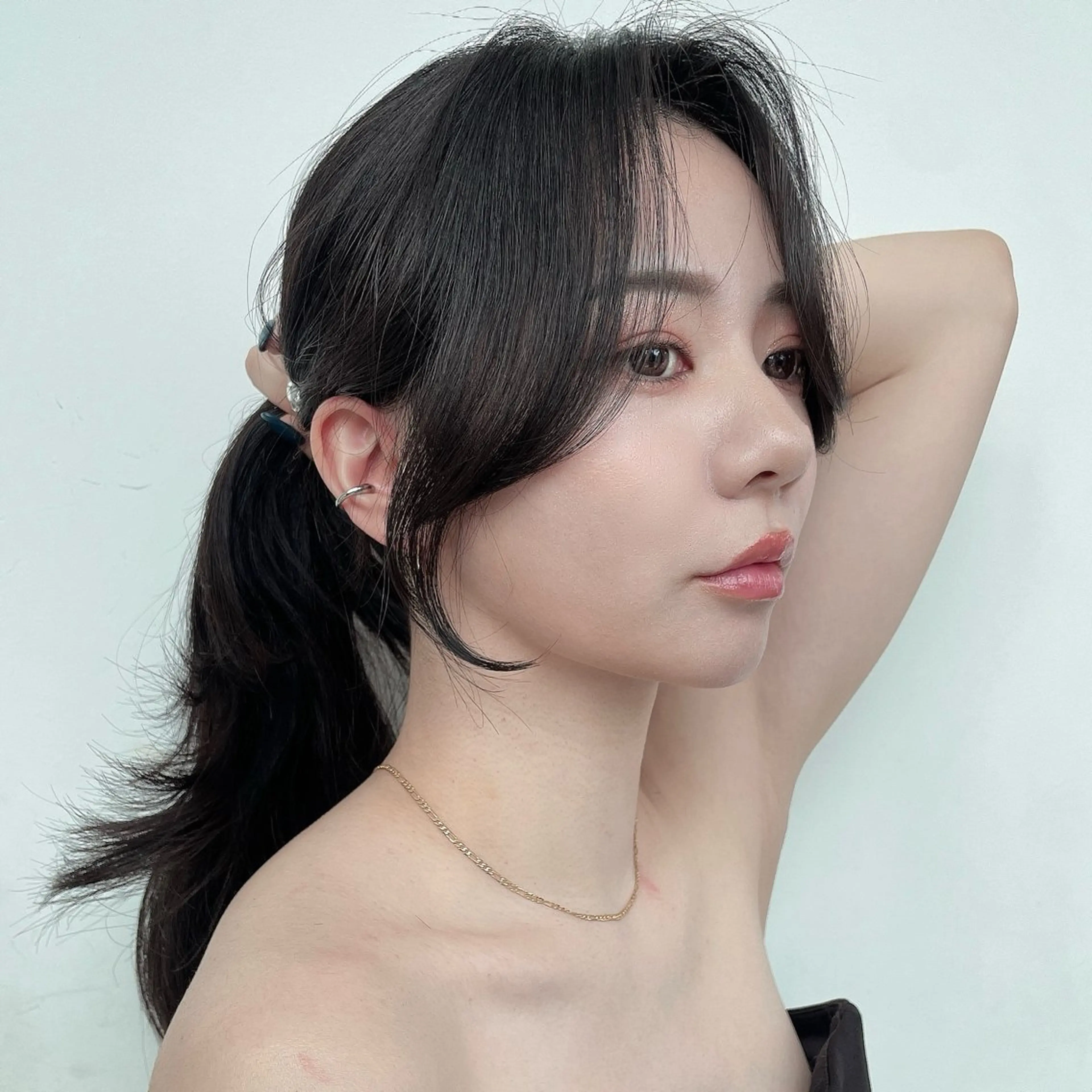 【上品な顔まわりカット✨】結ぶだけで可愛い♡似合わせ前髪カット＋おくれ毛カット　¥2,980の写真