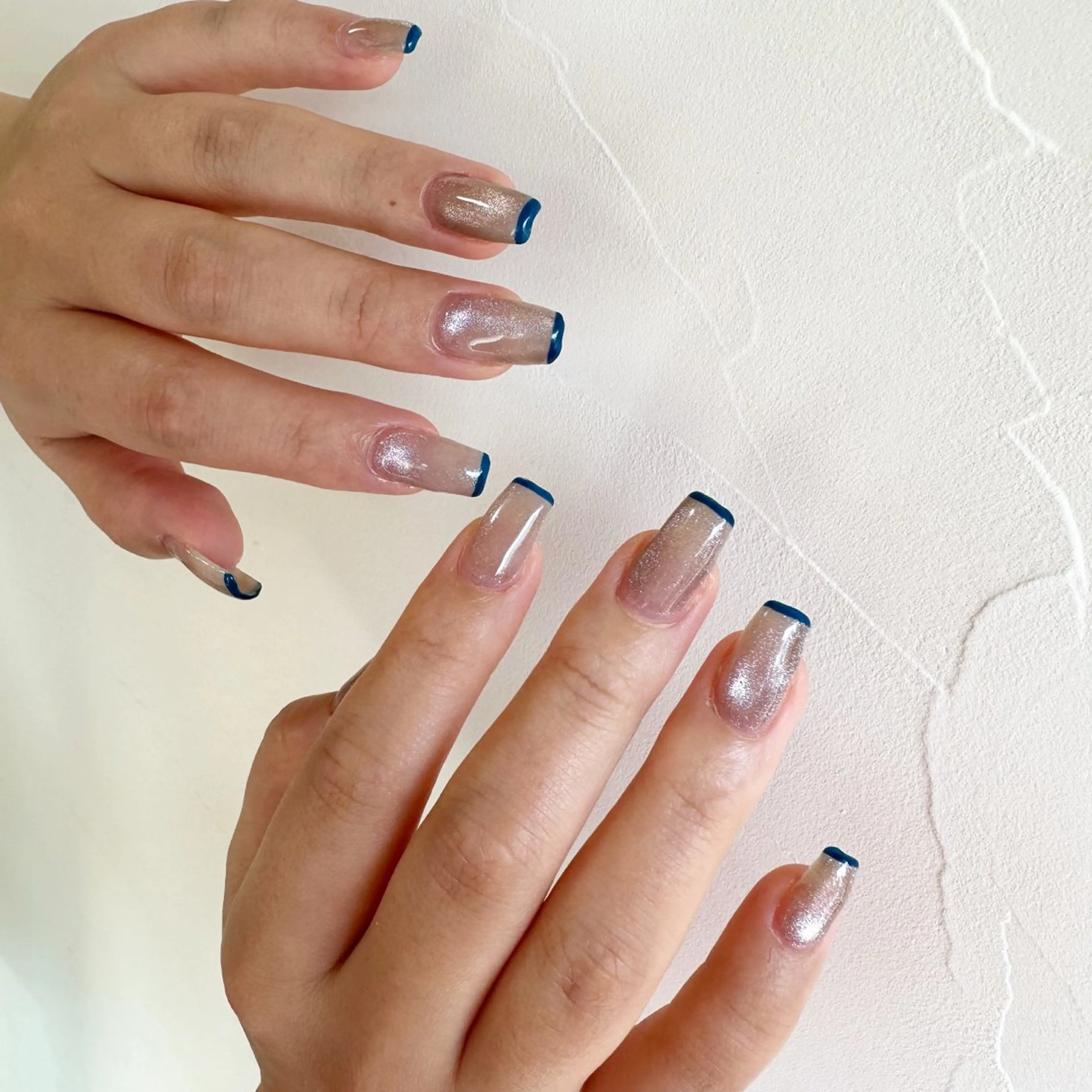 ネイル フレンチネイル マグネットネイル T Kのネイルデザイン