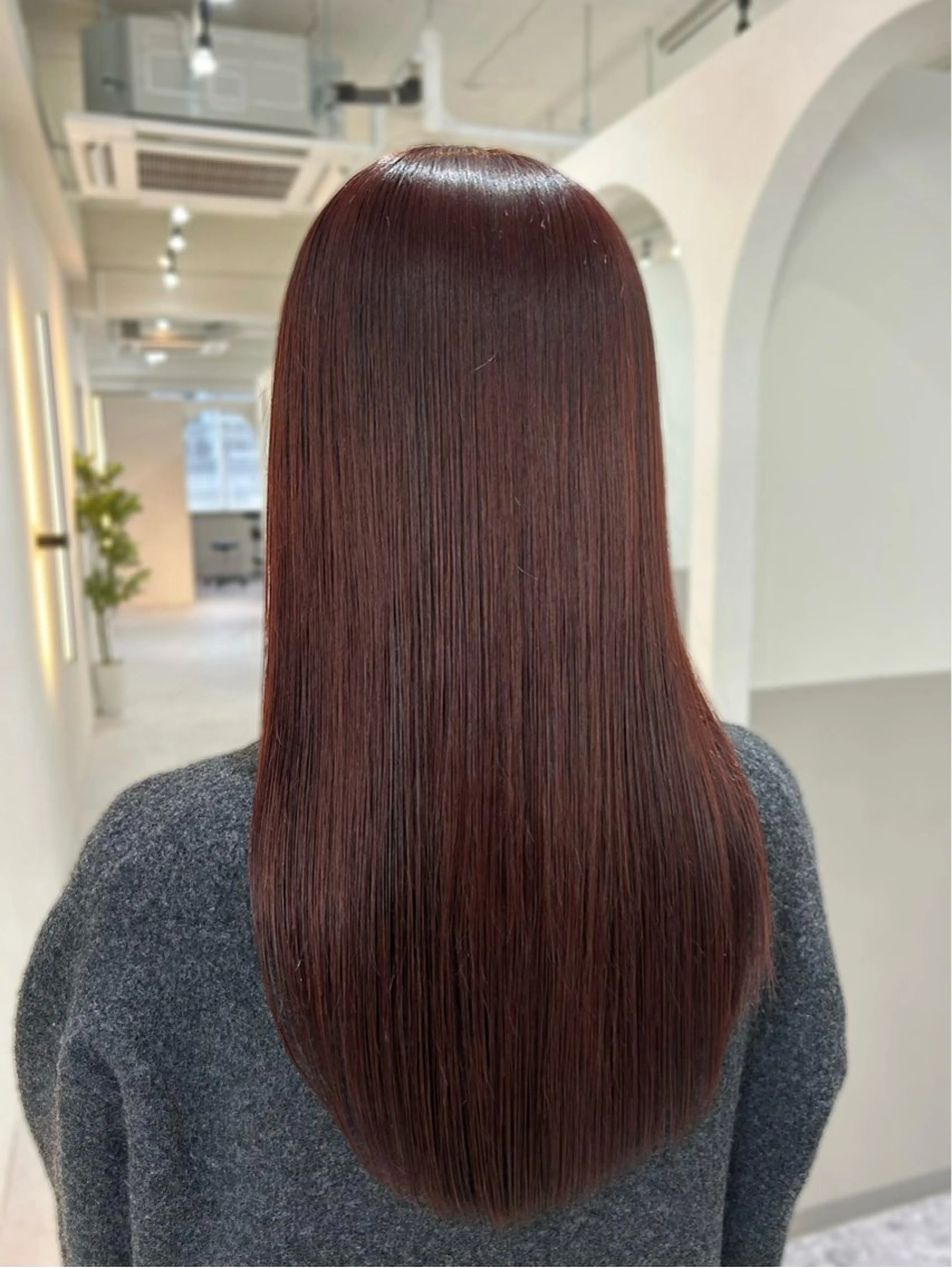 ロング カット ヘアカラー トリートメント ふわっとレイヤー‪☆ 菅原 千鶴のヘアスタイル