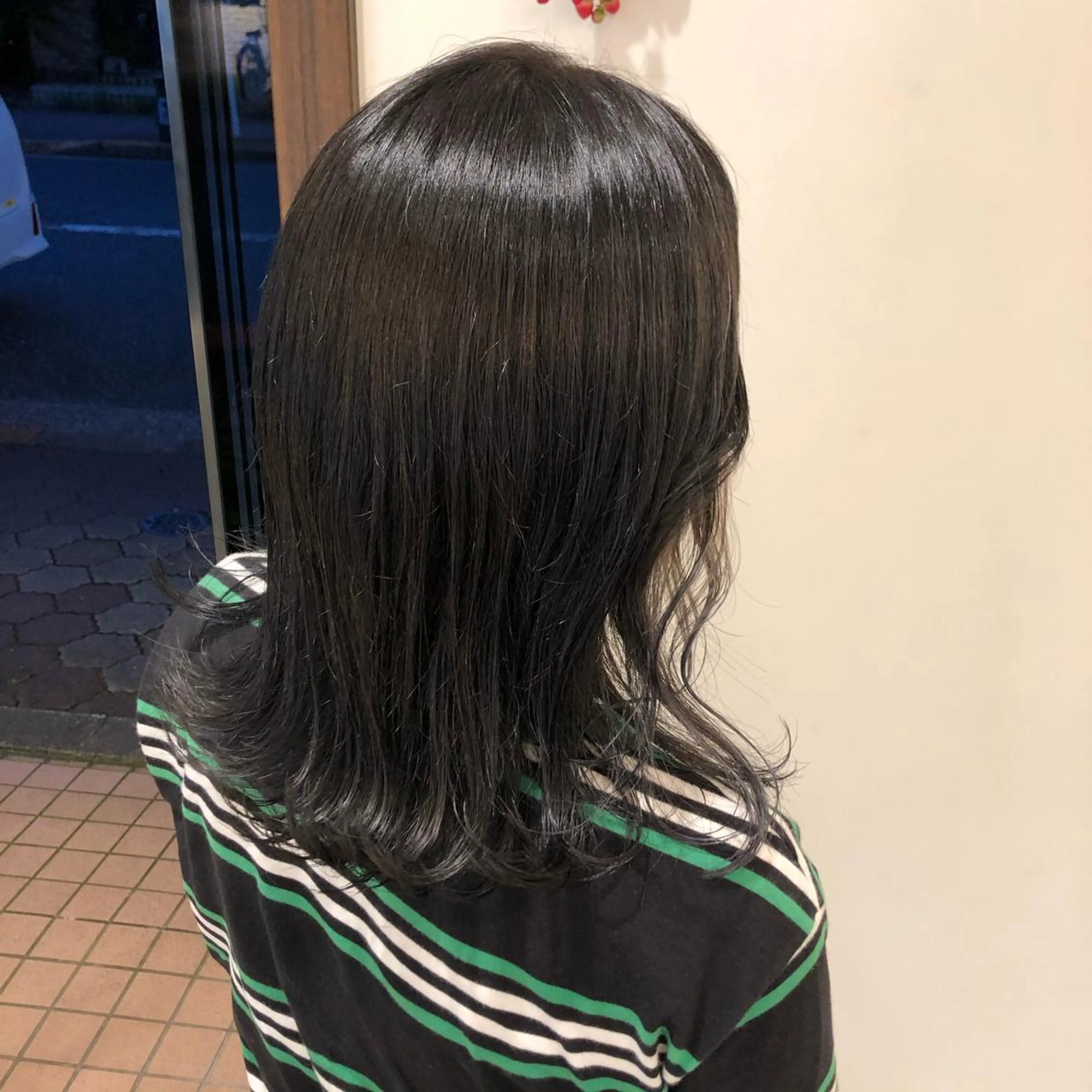 セミロング アッシュ 韓国風ヘア♡ runaのヘアスタイル