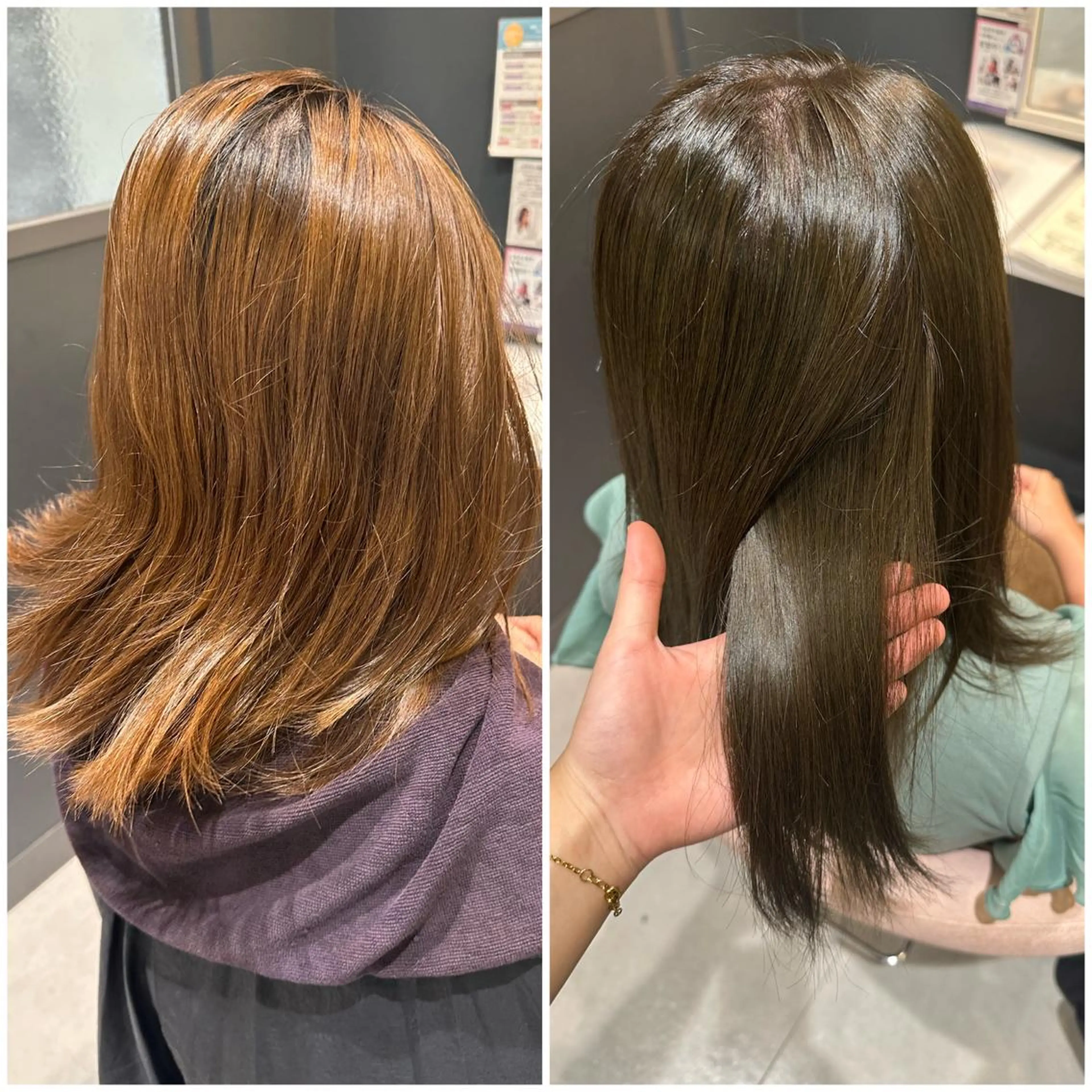 ミディアム TELAHAIR成田 マネージャー吉野美羽のヘアスタイル