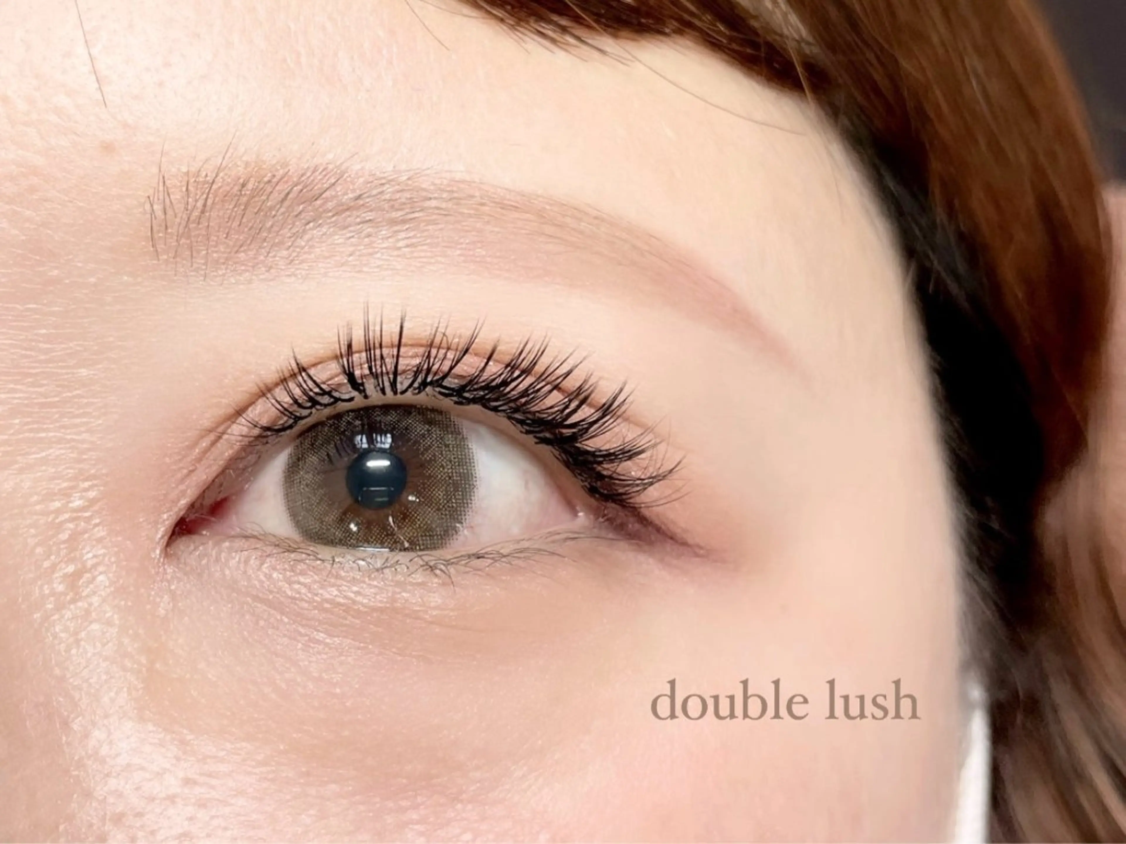 【✨当日予約限定✨】ダブルラッシュ80本（シングルエクステ120本相当のボリューム）コーティング付きの写真