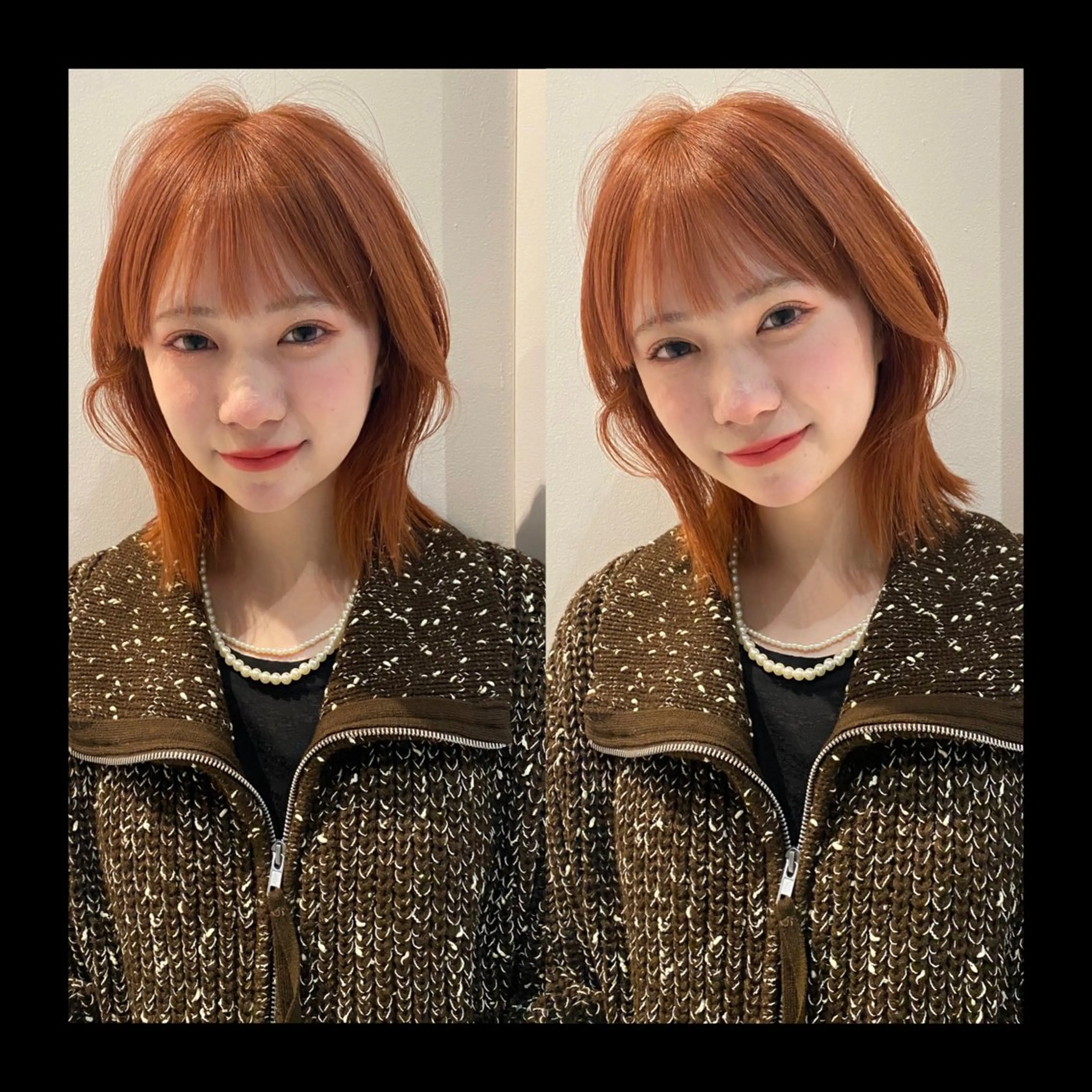 ミディアム カラー カット ヘアカラー トリートメント mai / linoah˚✧のヘアスタイル