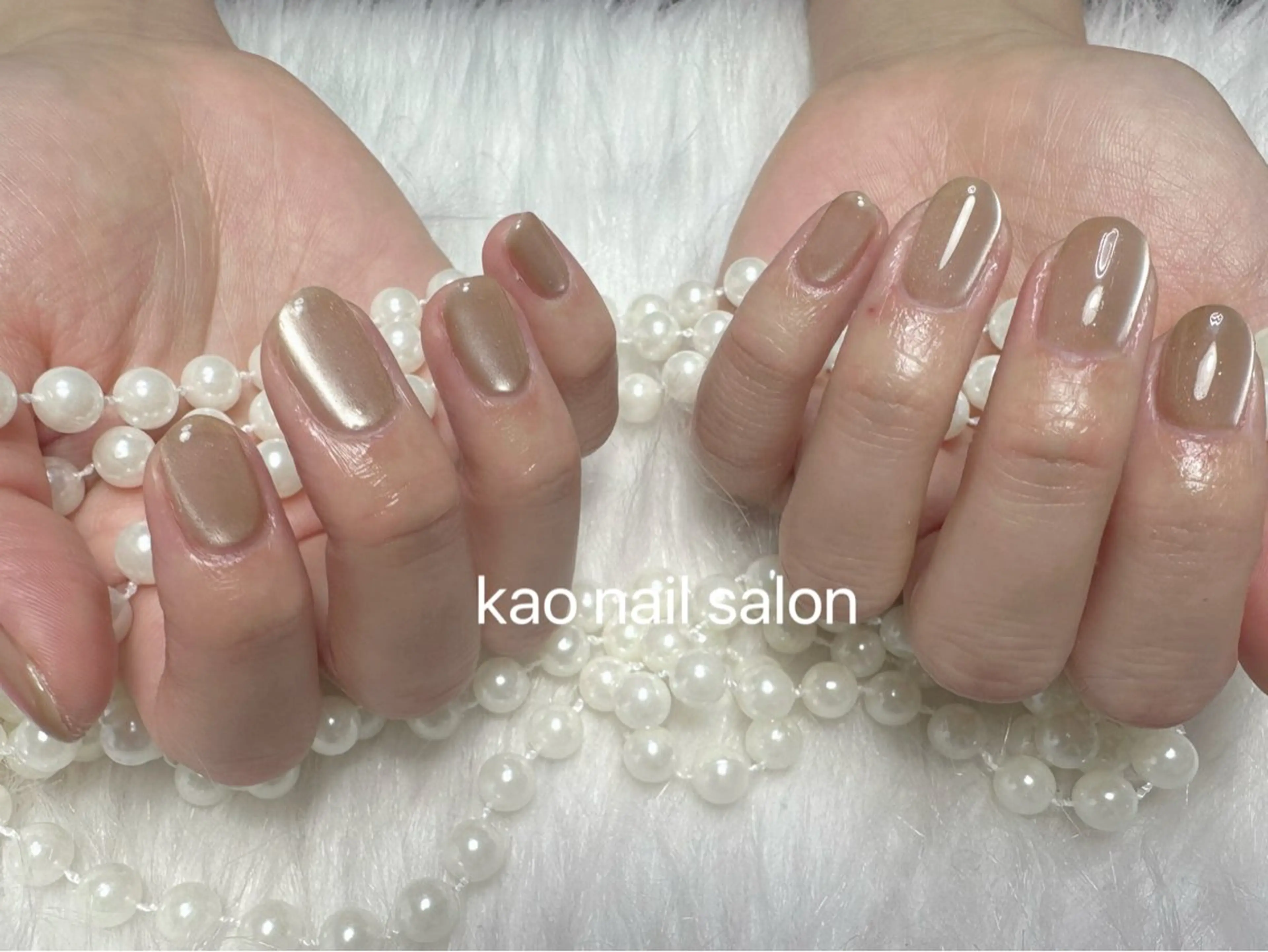 ネイル ハンドネイル kao nail マグネット/長さだしのネイルデザイン