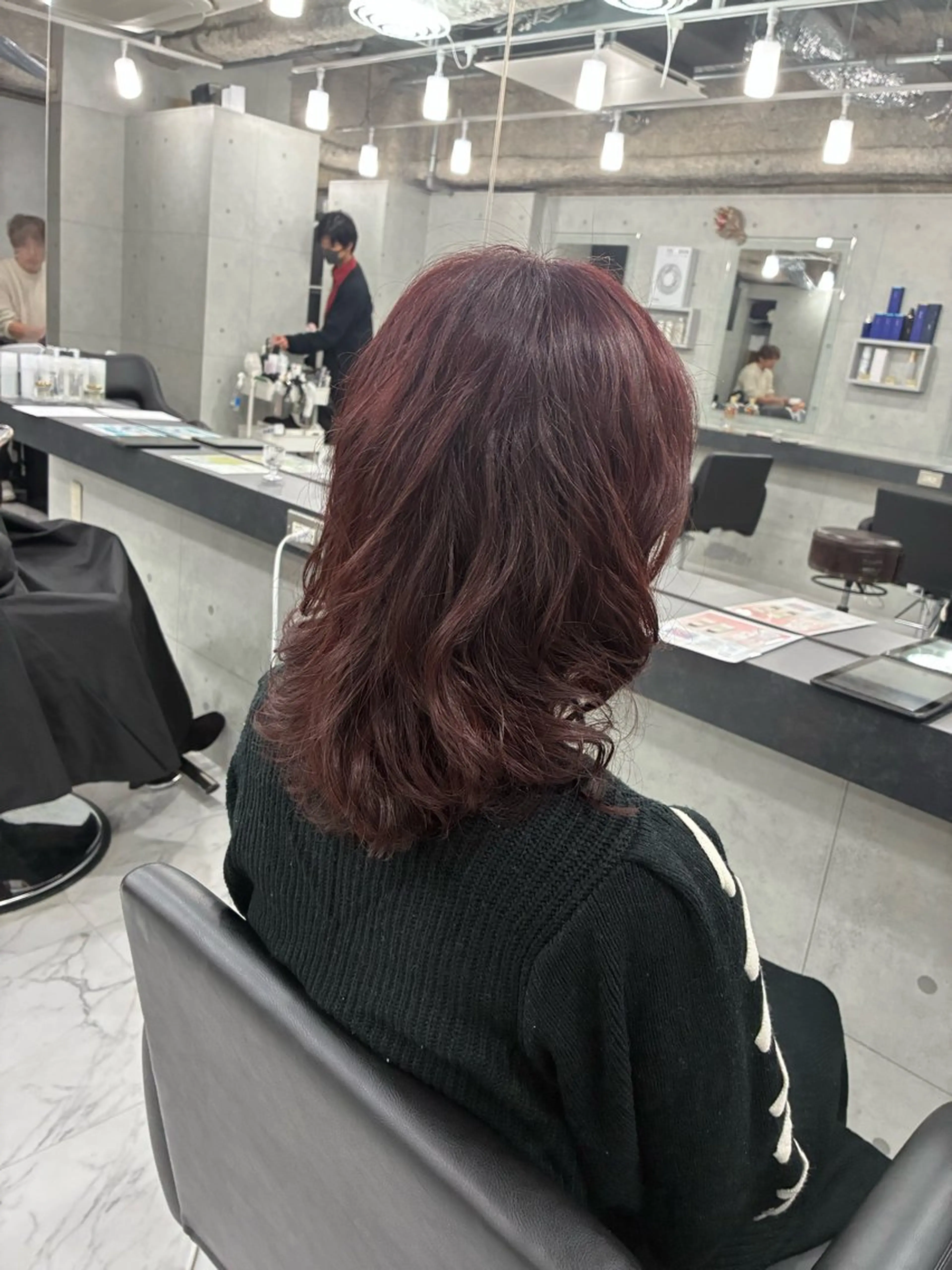 ミディアム カラー カット ヘアカラー Endearing所属・Endearing 北澤那未🌟銀座のヘアスタイル